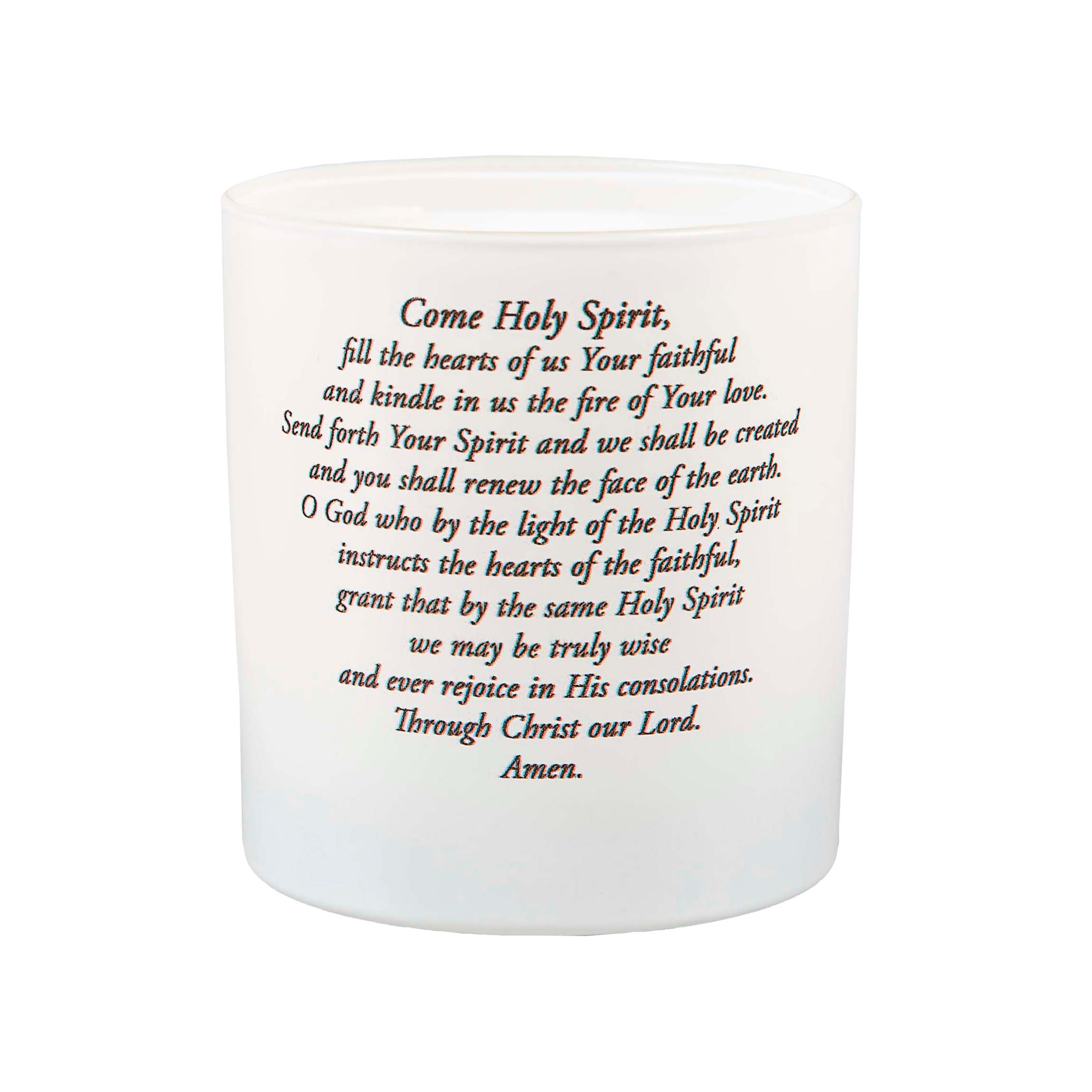 Holy Spirit Stained Glass Window Candle - Image 6
