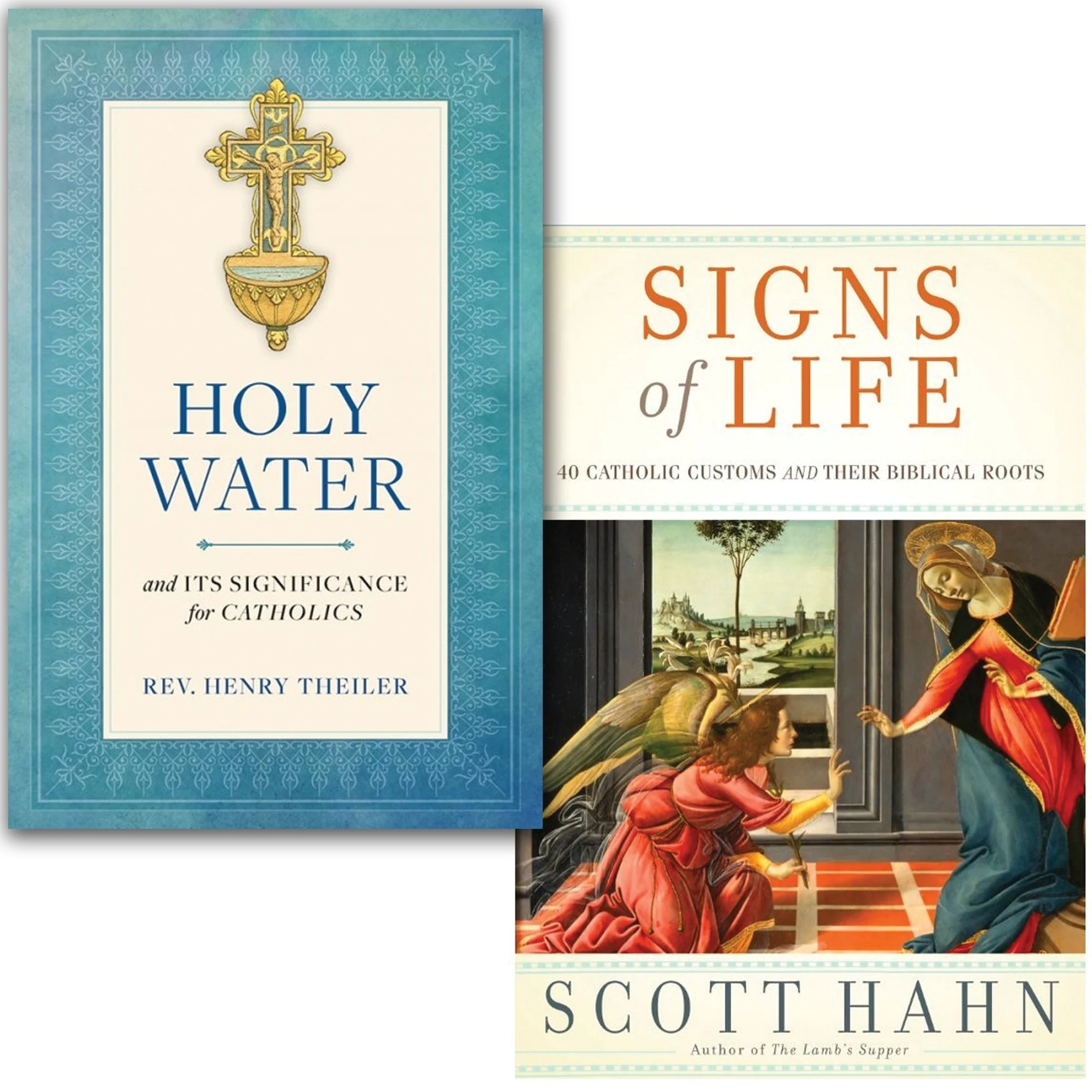 Holy Water and Its Significance for Catholics & Signs of Life (2 Book Set)