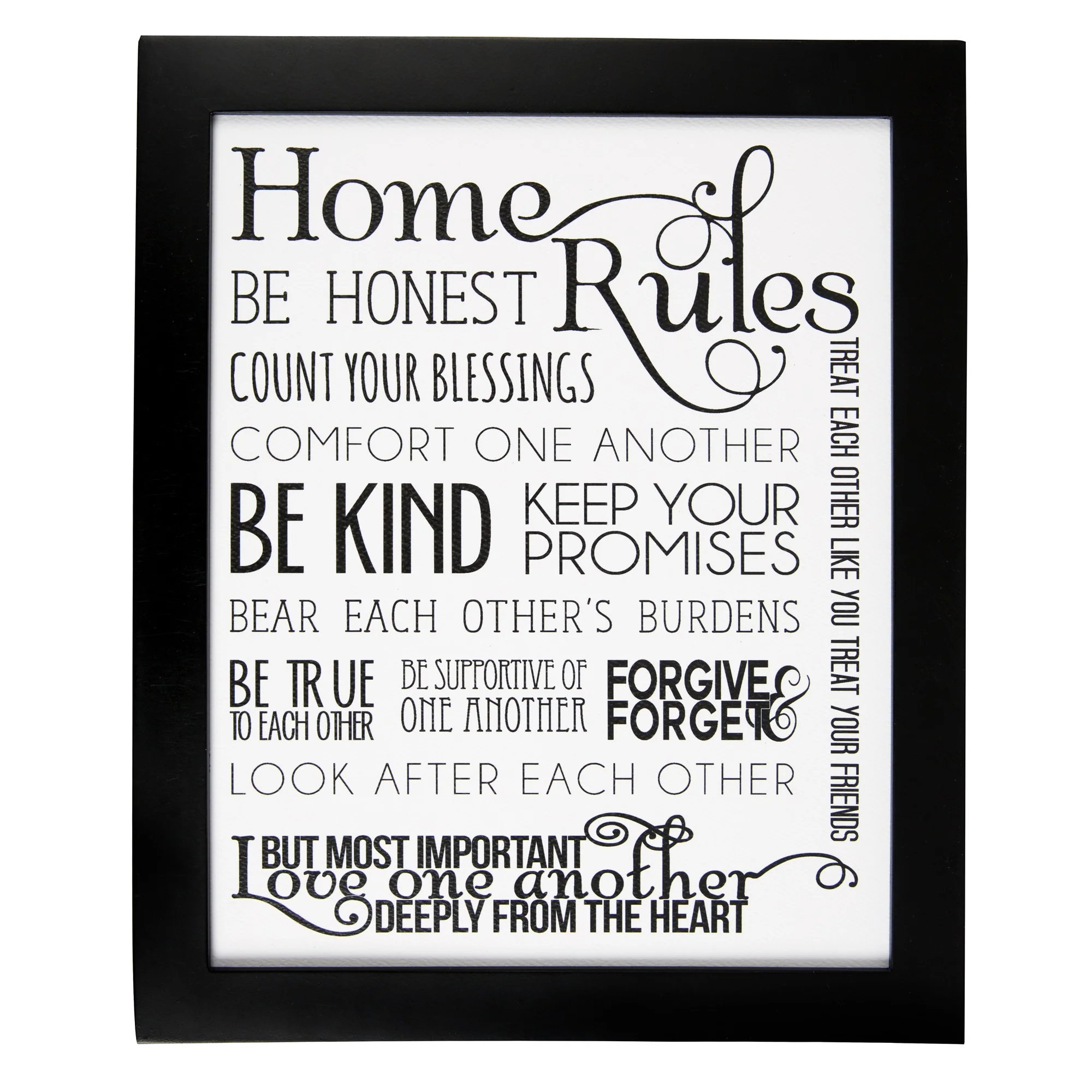 Home Rules Contemporary Print - Image 2