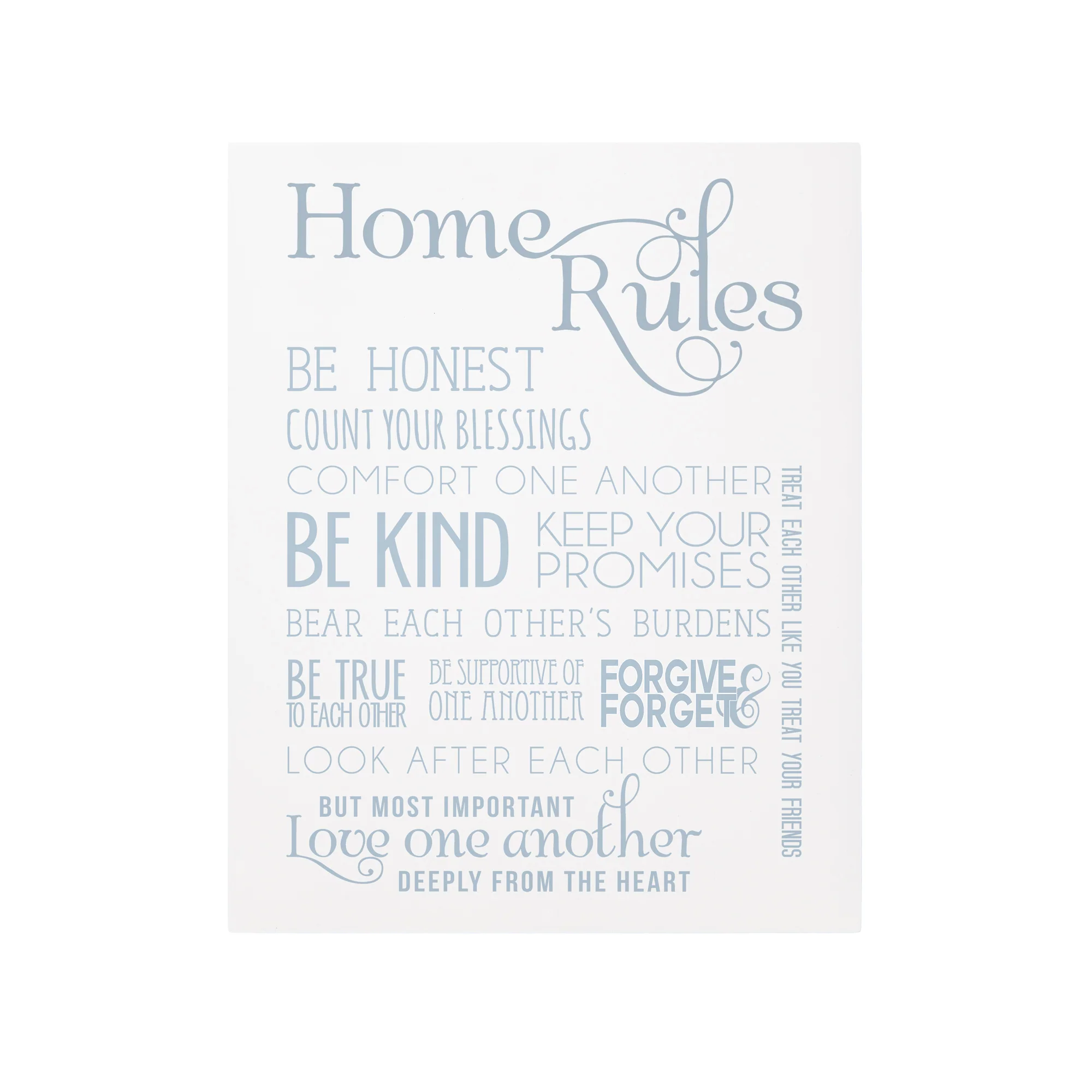 Home Rules Plaque - 10" - Image 3