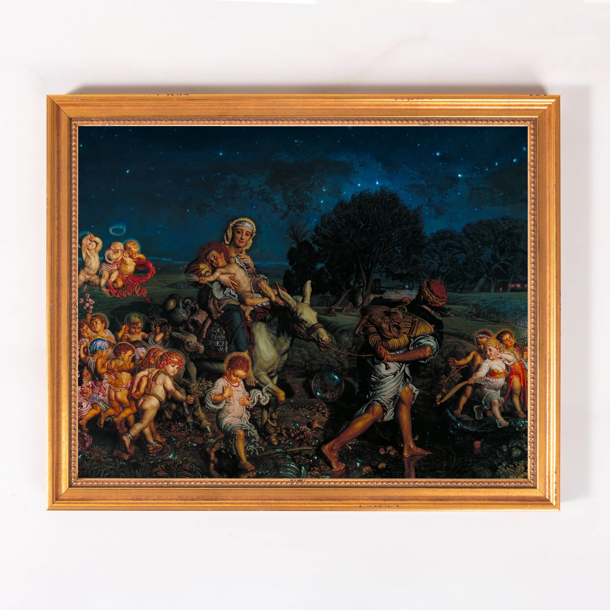 Hunt's Triumph of the Innocents Framed Canvas - Sacred Classics Collection - Image 5