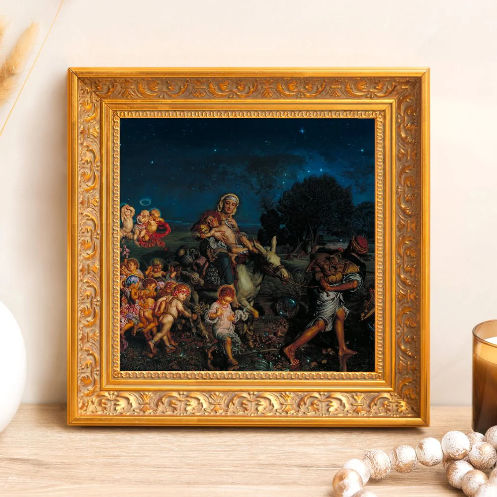 Hunt's Triumph of the Innocents Framed Canvas - Sacred Mini Collection