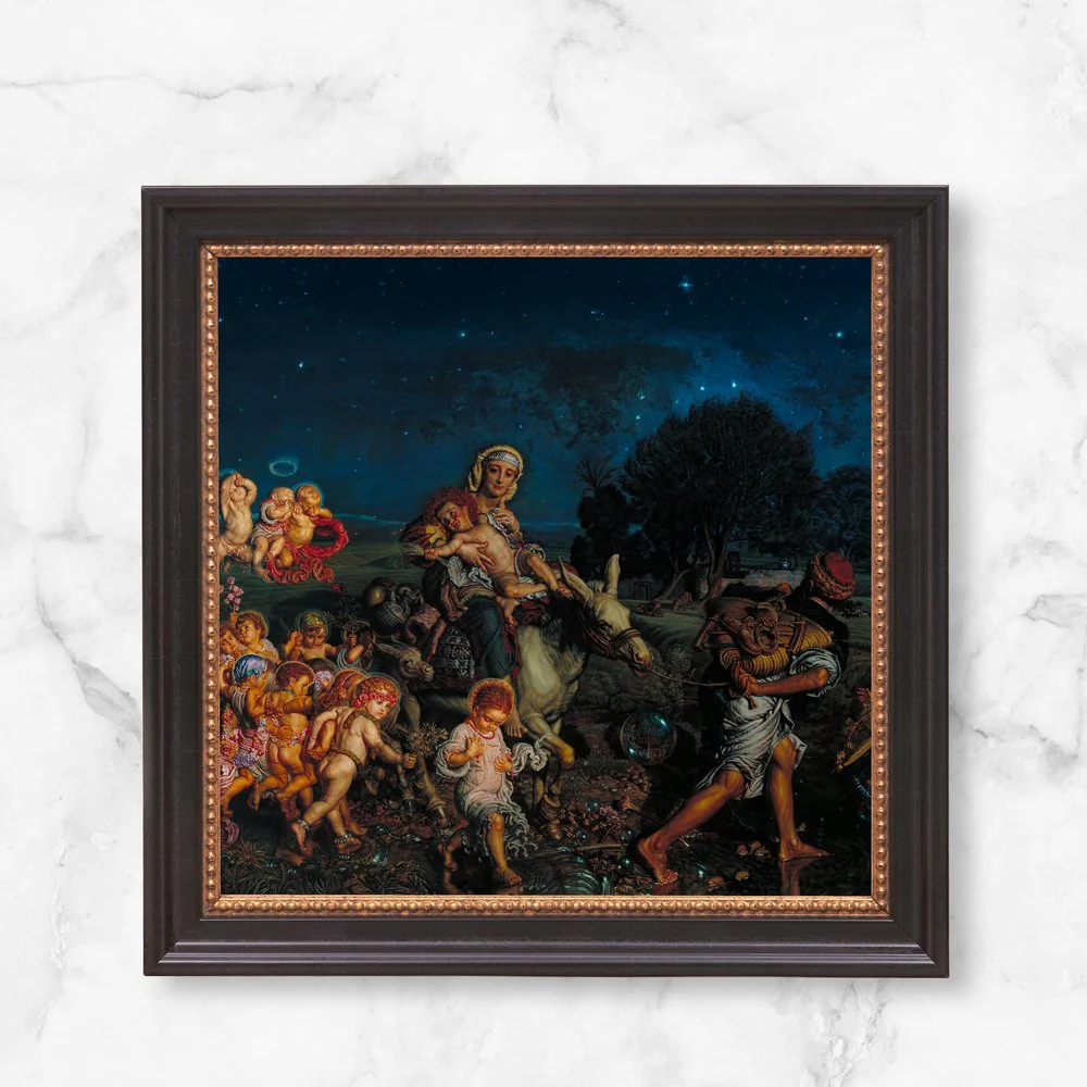 Hunt's Triumph of the Innocents Framed Canvas - Sacred Mini Collection - Image 10