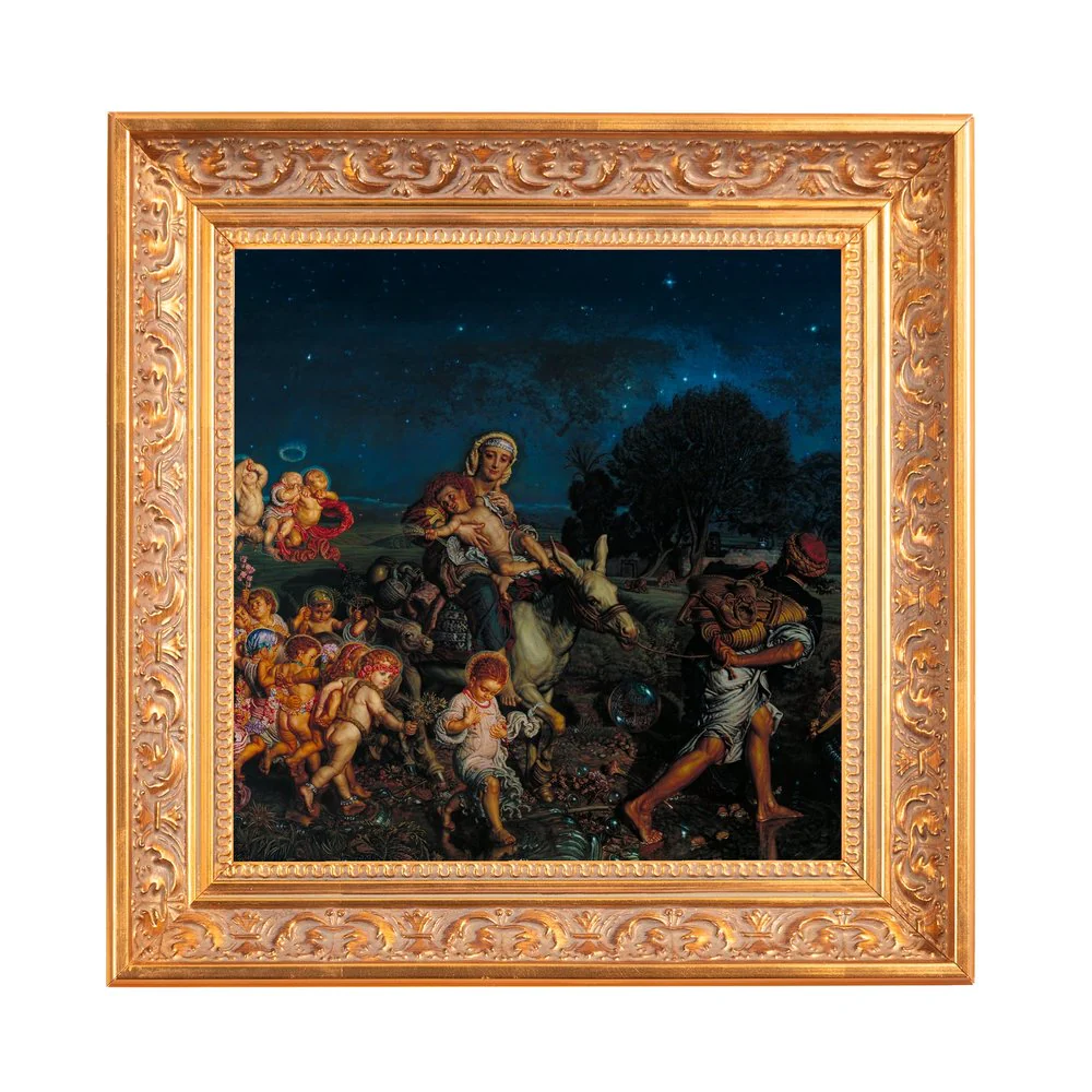 Hunt's Triumph of the Innocents Framed Canvas - Sacred Mini Collection - Image 3