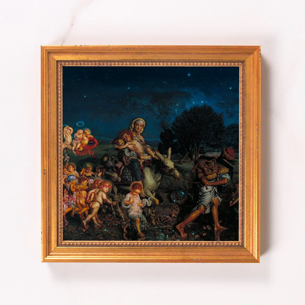 Hunt's Triumph of the Innocents Framed Canvas - Sacred Mini Collection - Image 6