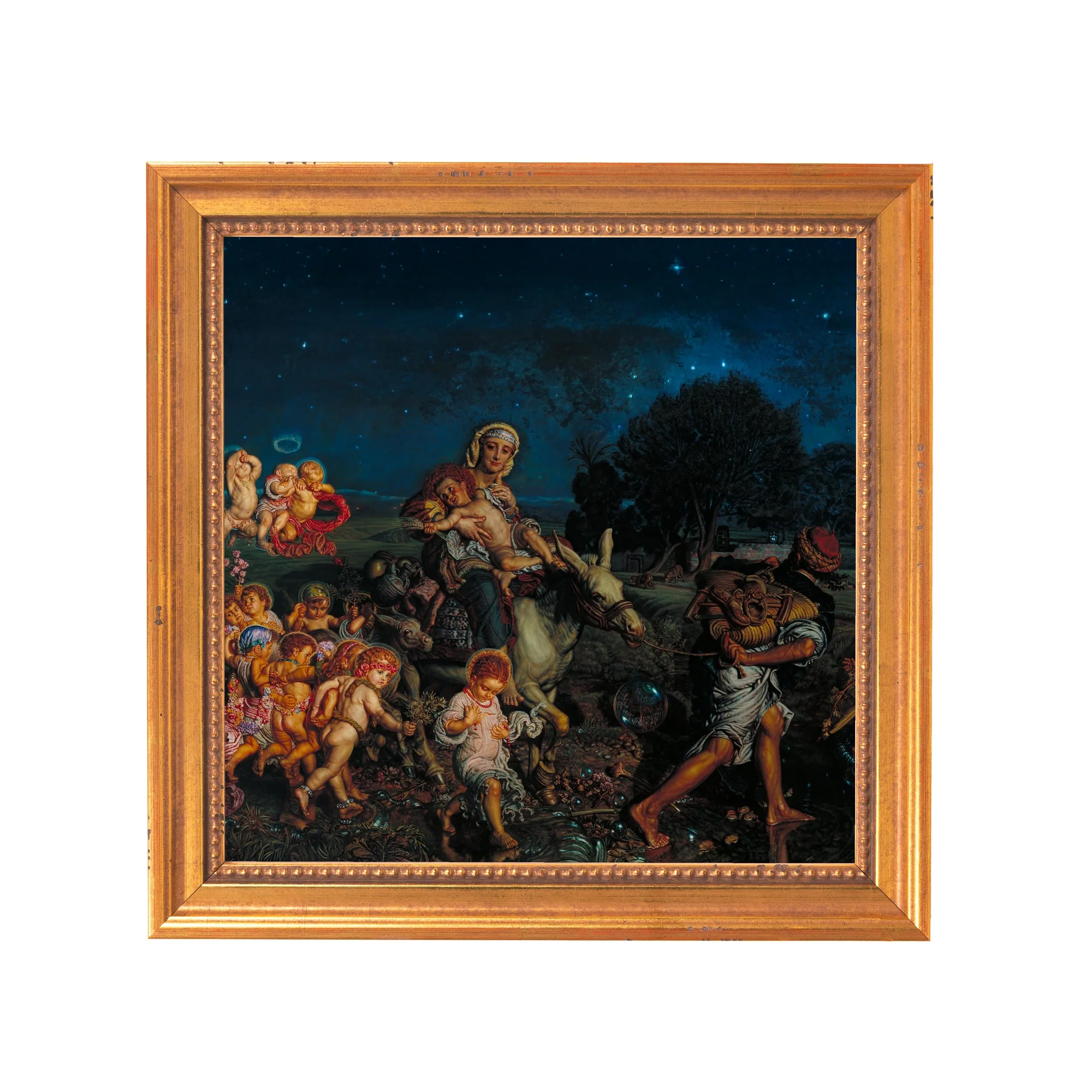 Hunt's Triumph of the Innocents Framed Canvas - Sacred Mini Collection - Image 7