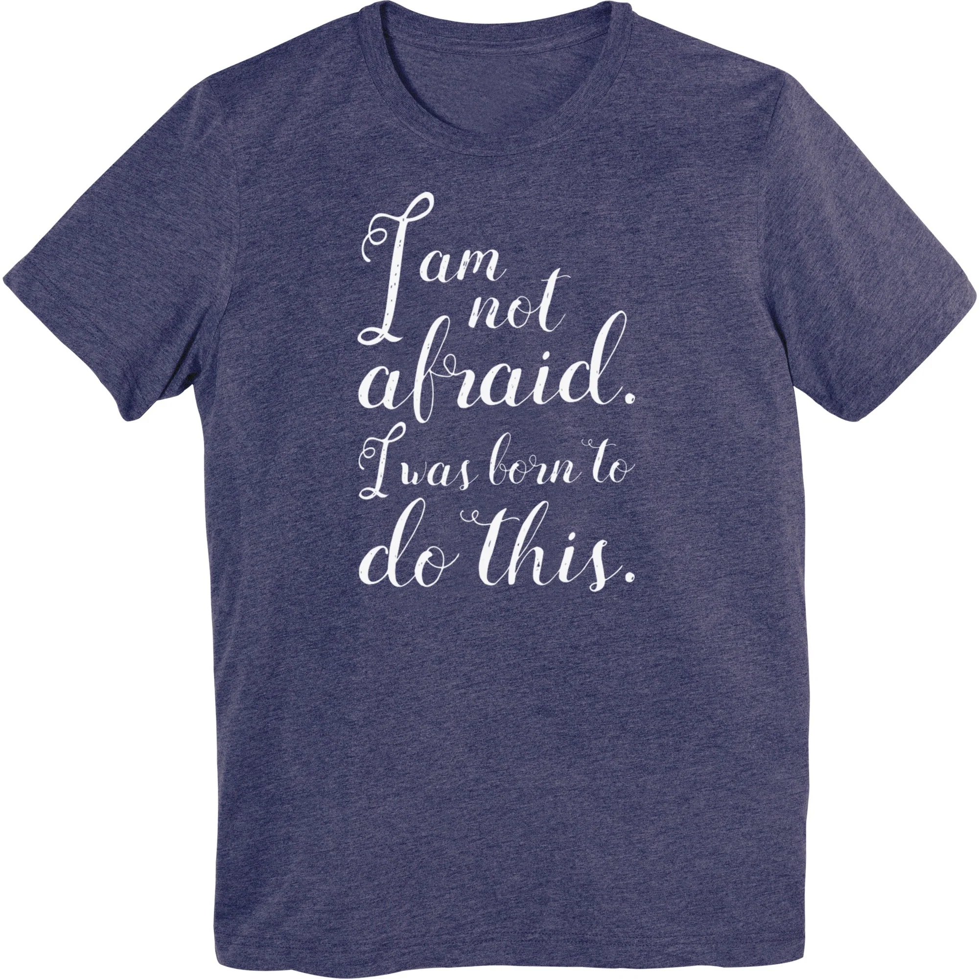 I am Not Afraid Navy T-Shirt - Image 3