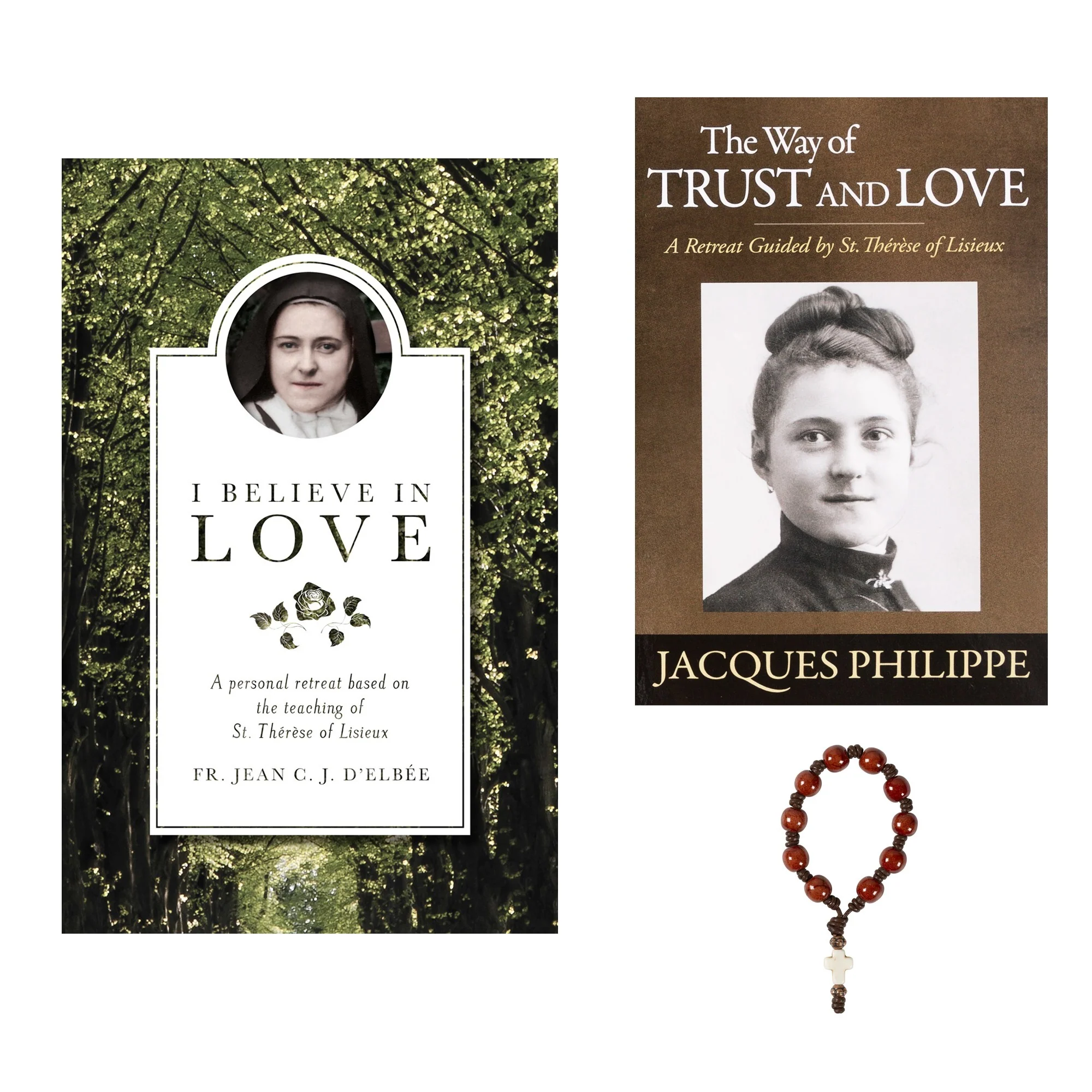 I Believe in Love: Personal Retreat Based on Teaching of St. Therese & The Way of Trust and Love & Carmelite Pocket Rosary (Set) - Image 2
