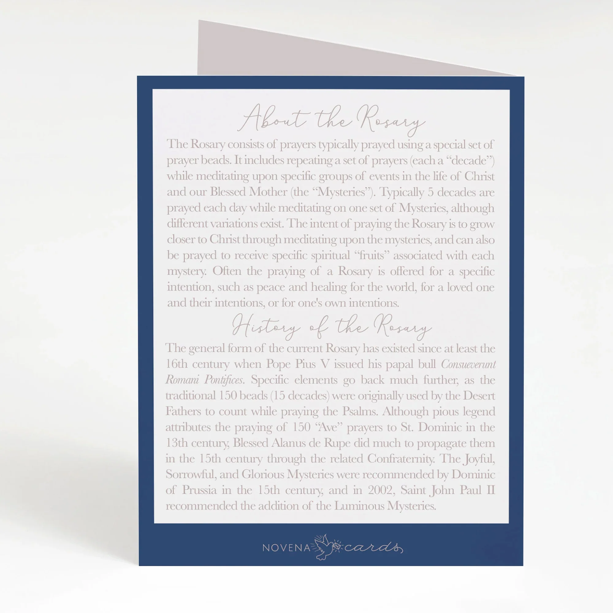 I Prayed a Rosary for You Greeting Cards (Variety 4 Pack) - Image 3