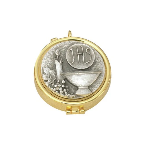 IHS Communion Candle Pyx
