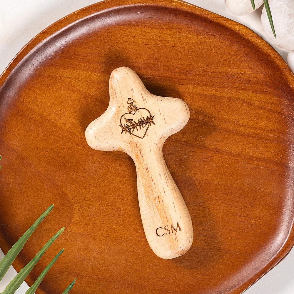 Imitation of Christ for Sick and Suffering & Sacred Heart of Jesus Comfort Cross Set - Image 3
