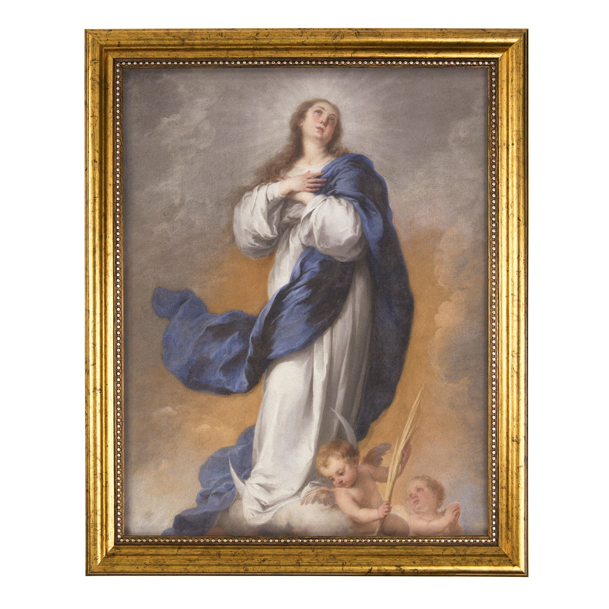 Immaculate Conception Antique Gold Framed Print - Multiple Sizes - Image 2
