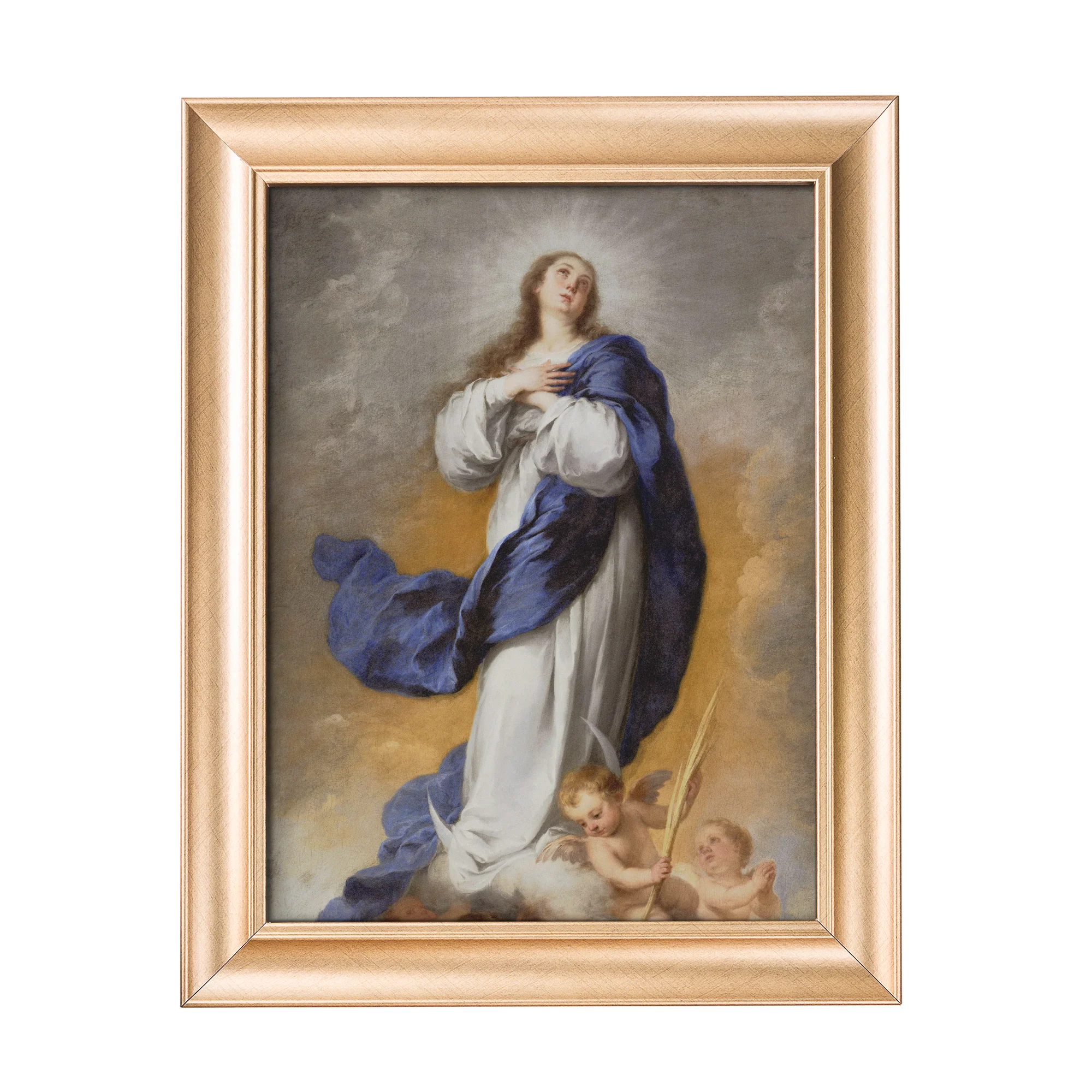 Immaculate Conception Antique Gold Framed Print - Multiple Sizes - Image 4
