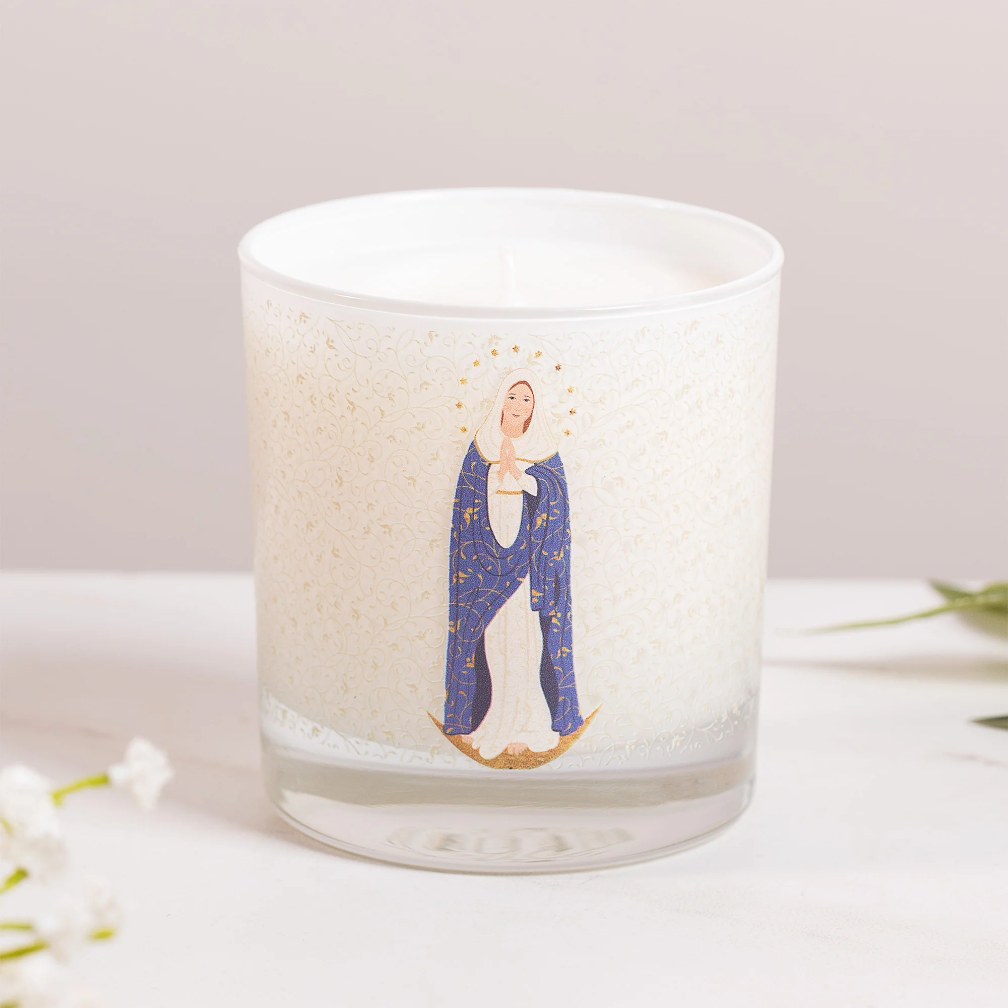 Immaculate Conception Toile Candle