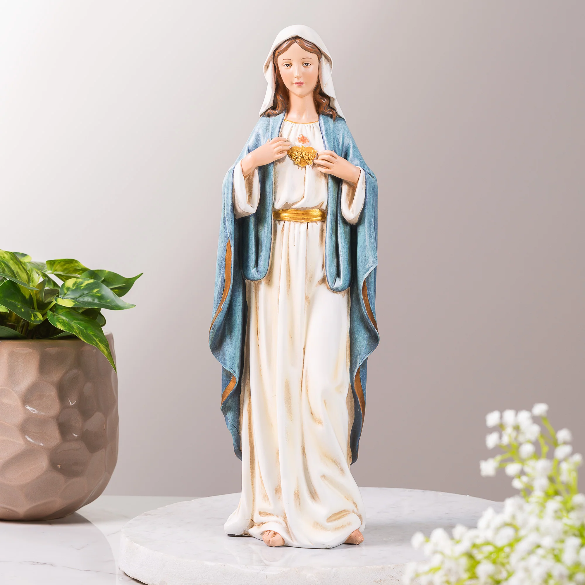 Immaculate Heart of Mary 17" Statue - Image 3