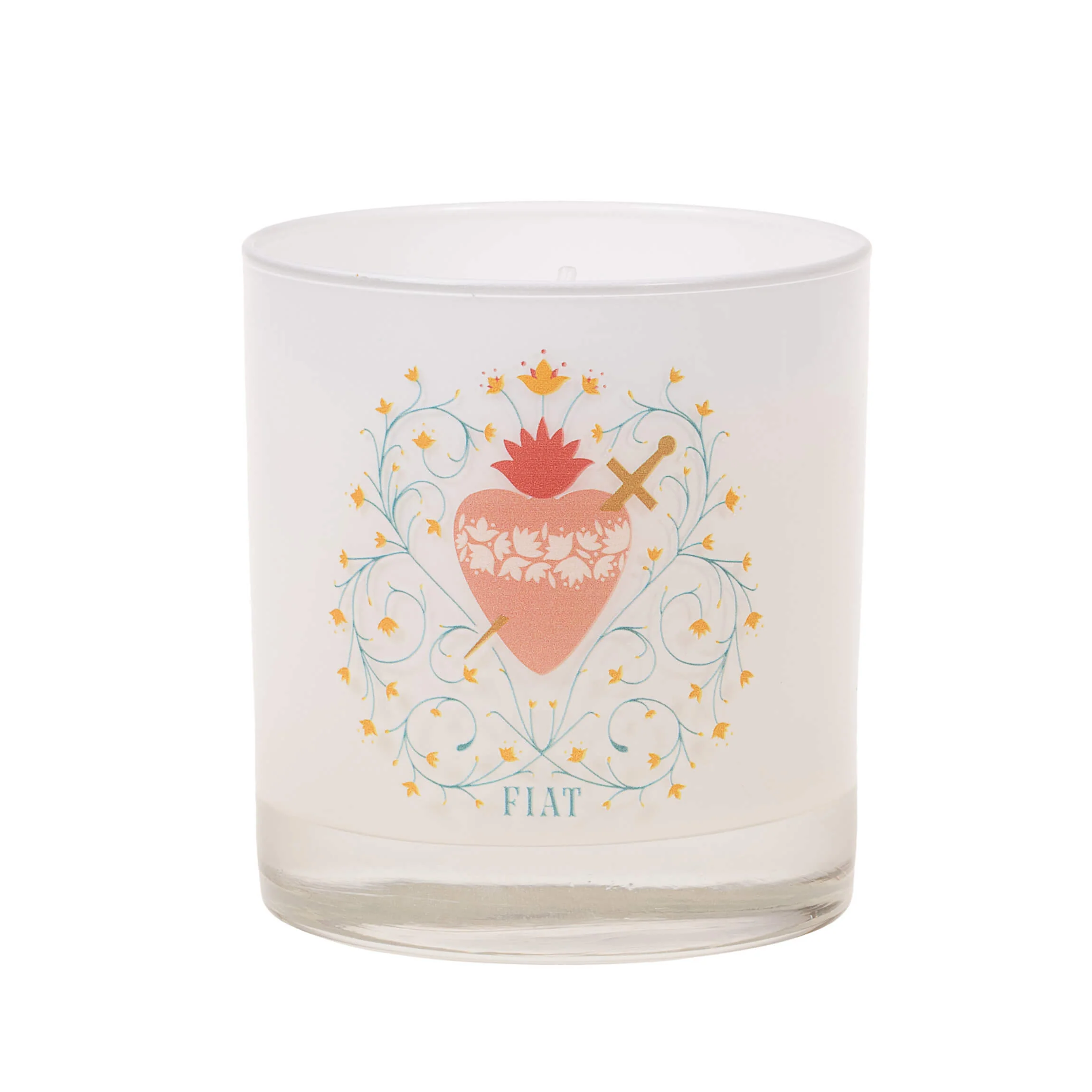 Immaculate Heart of Mary Fiat Candle - Image 3