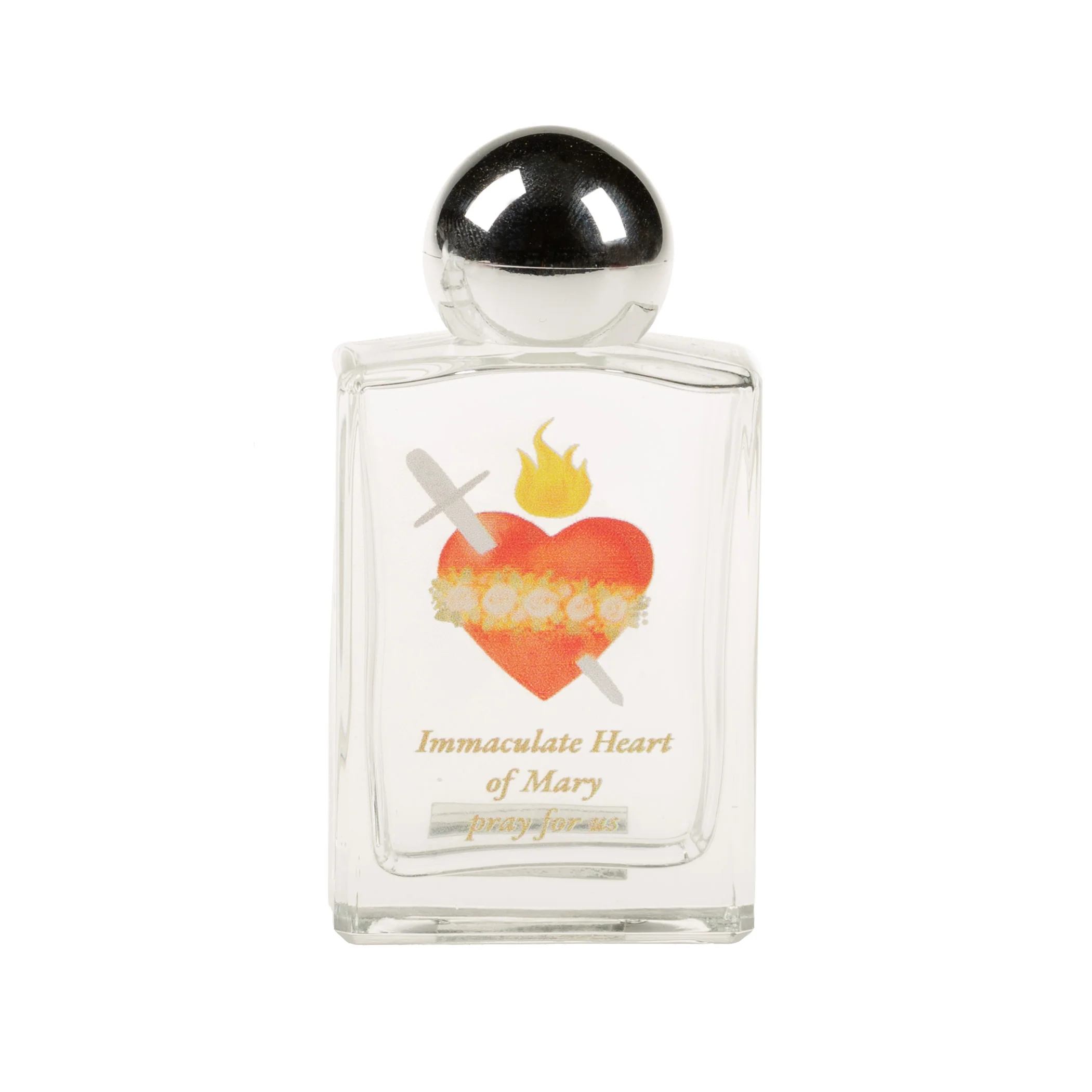 Immaculate Heart of Mary Holy Water Bottle - Image 2