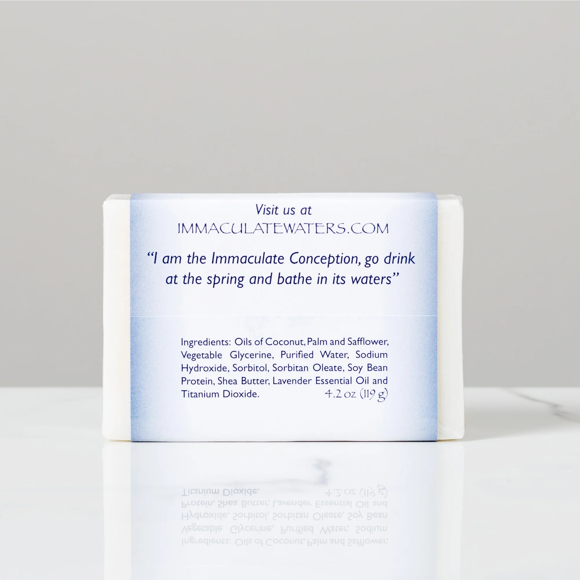 Immaculate Waters Bar Soap - Natural Lavender - Image 2