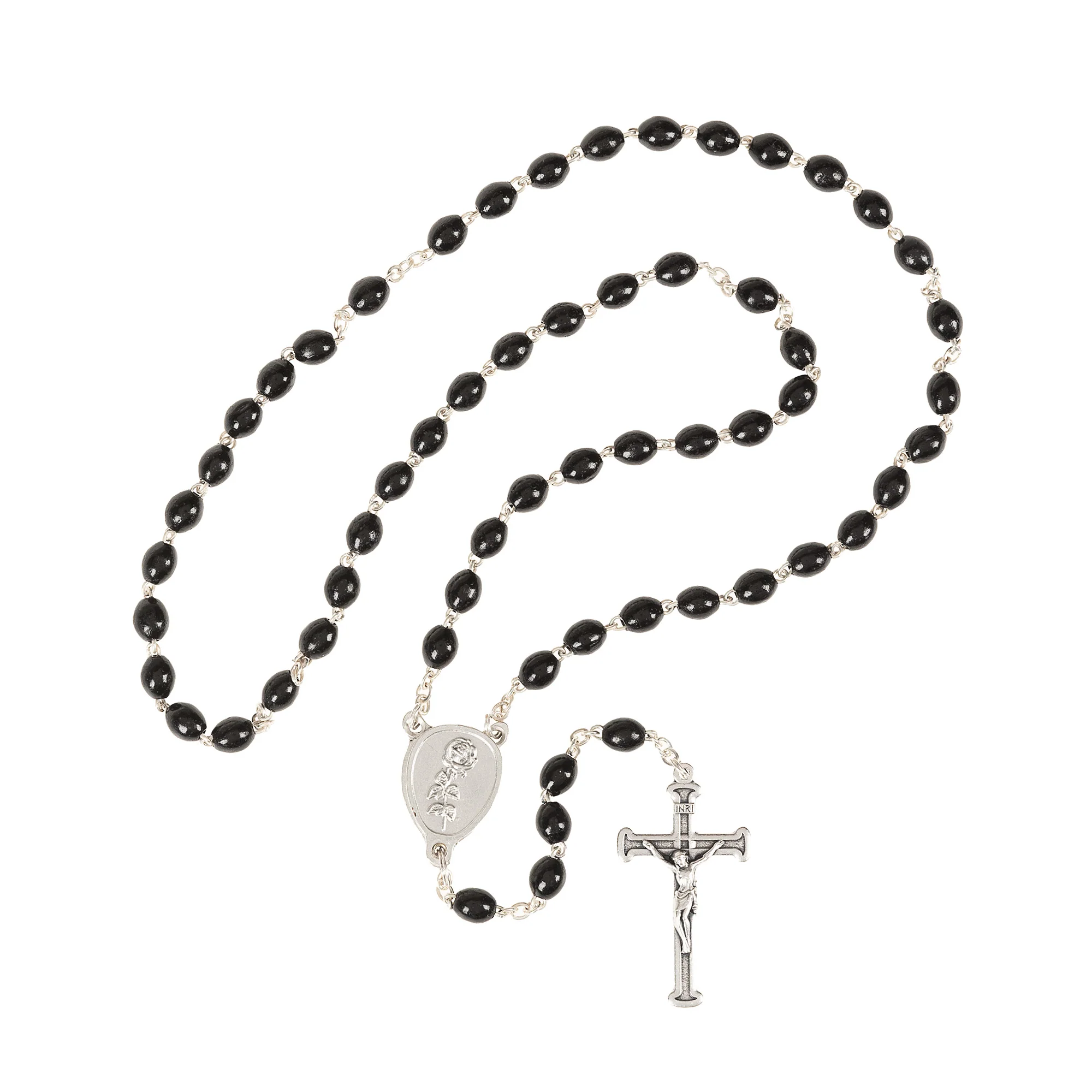 In Loving Memory Black Wood Rosary - Image 4
