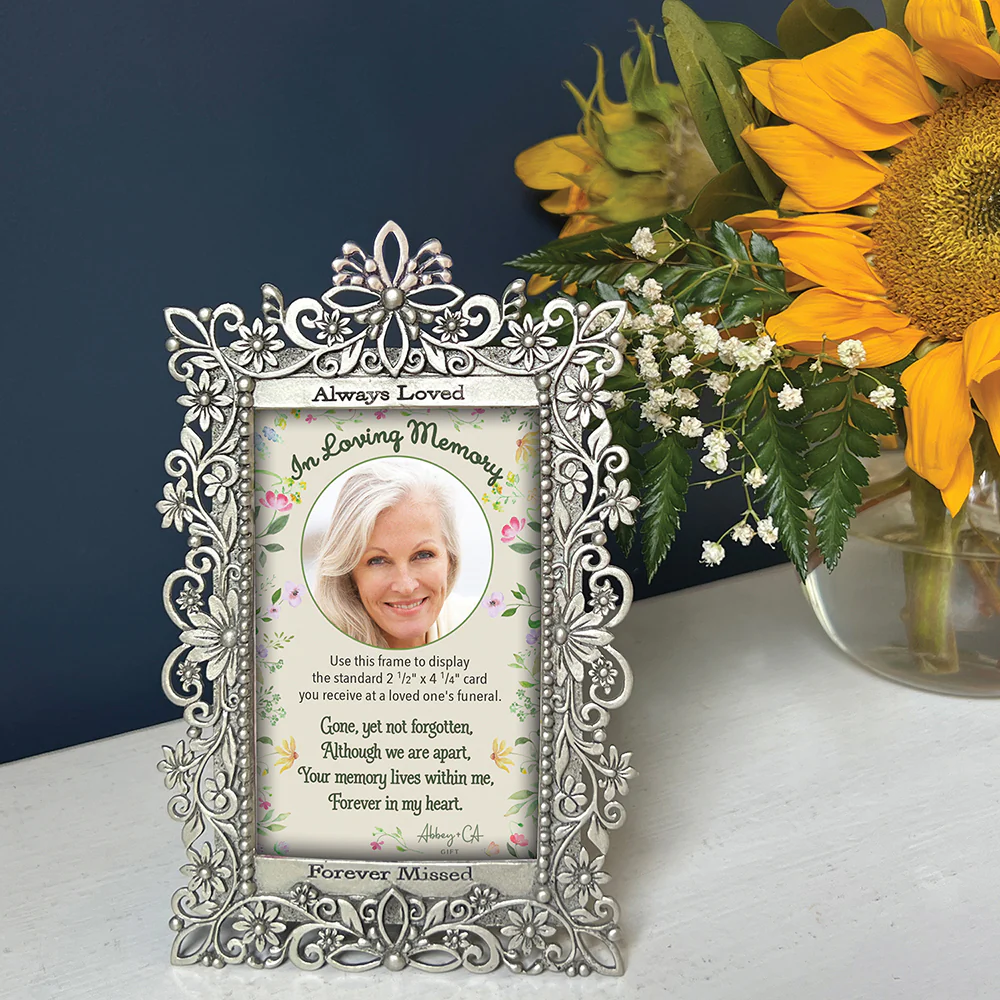 In Loving Memory Prayer Card Frame