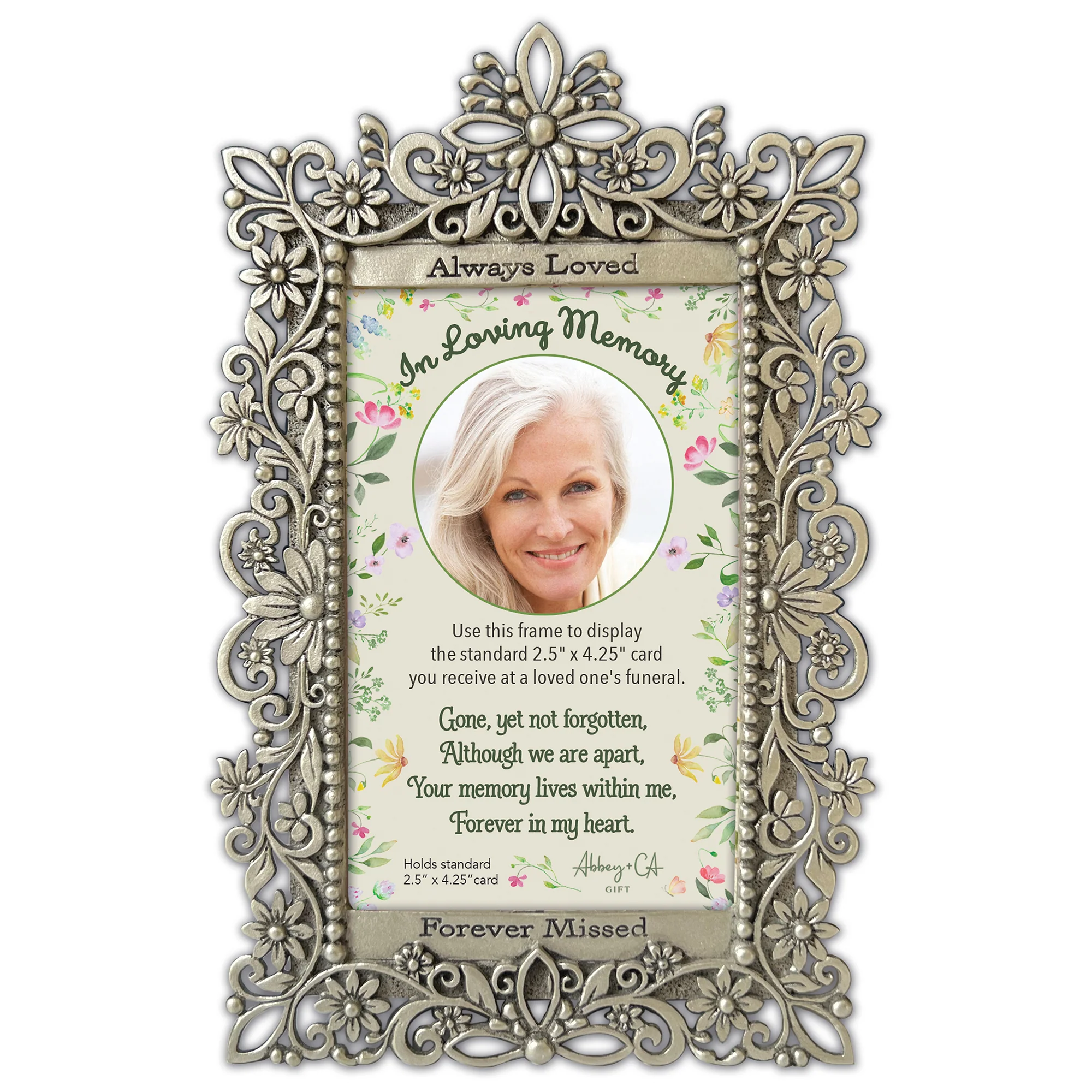 In Loving Memory Prayer Card Frame - Image 2
