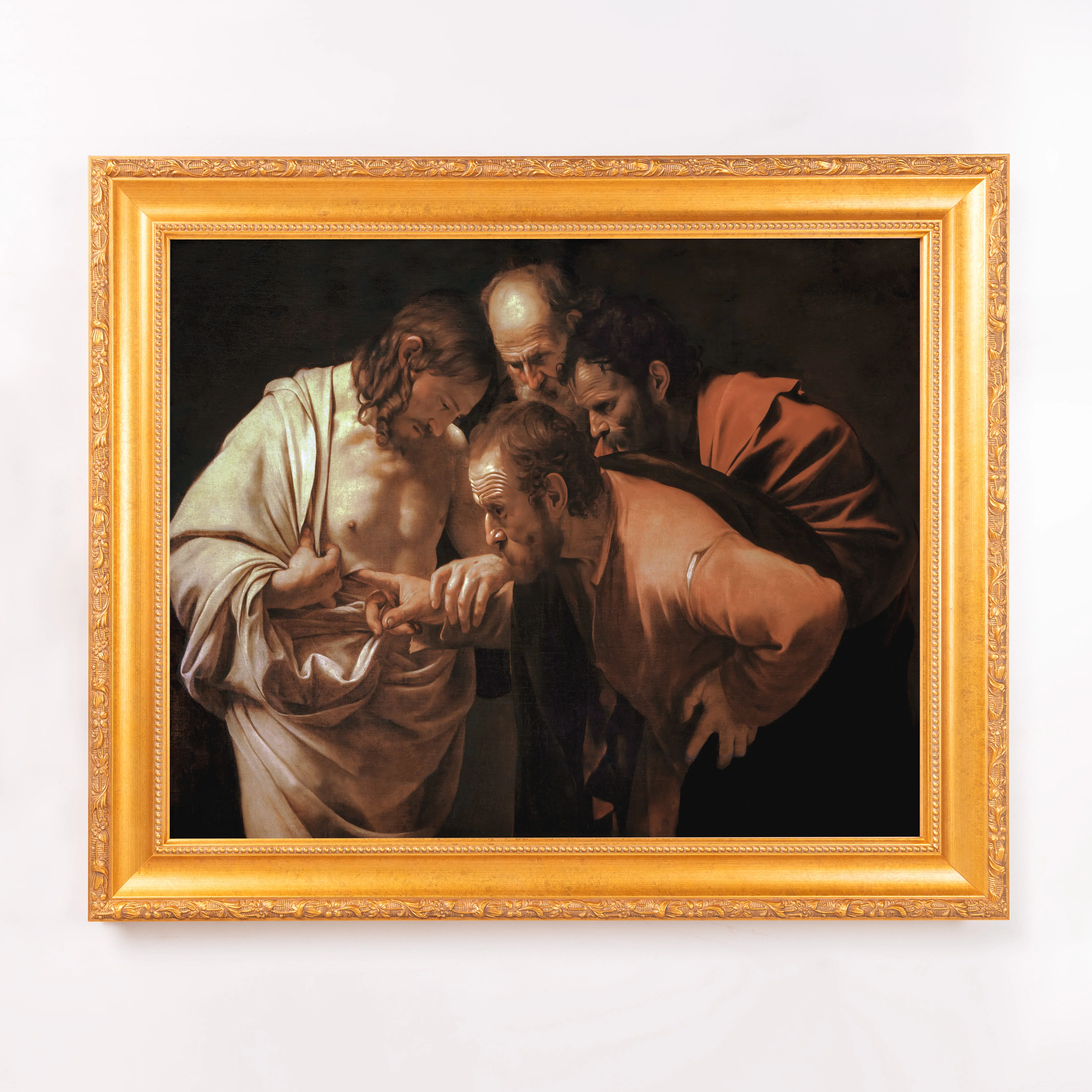 Incredulity of St. Thomas Framed Canvas - Sacred Signature Collection - Image 9