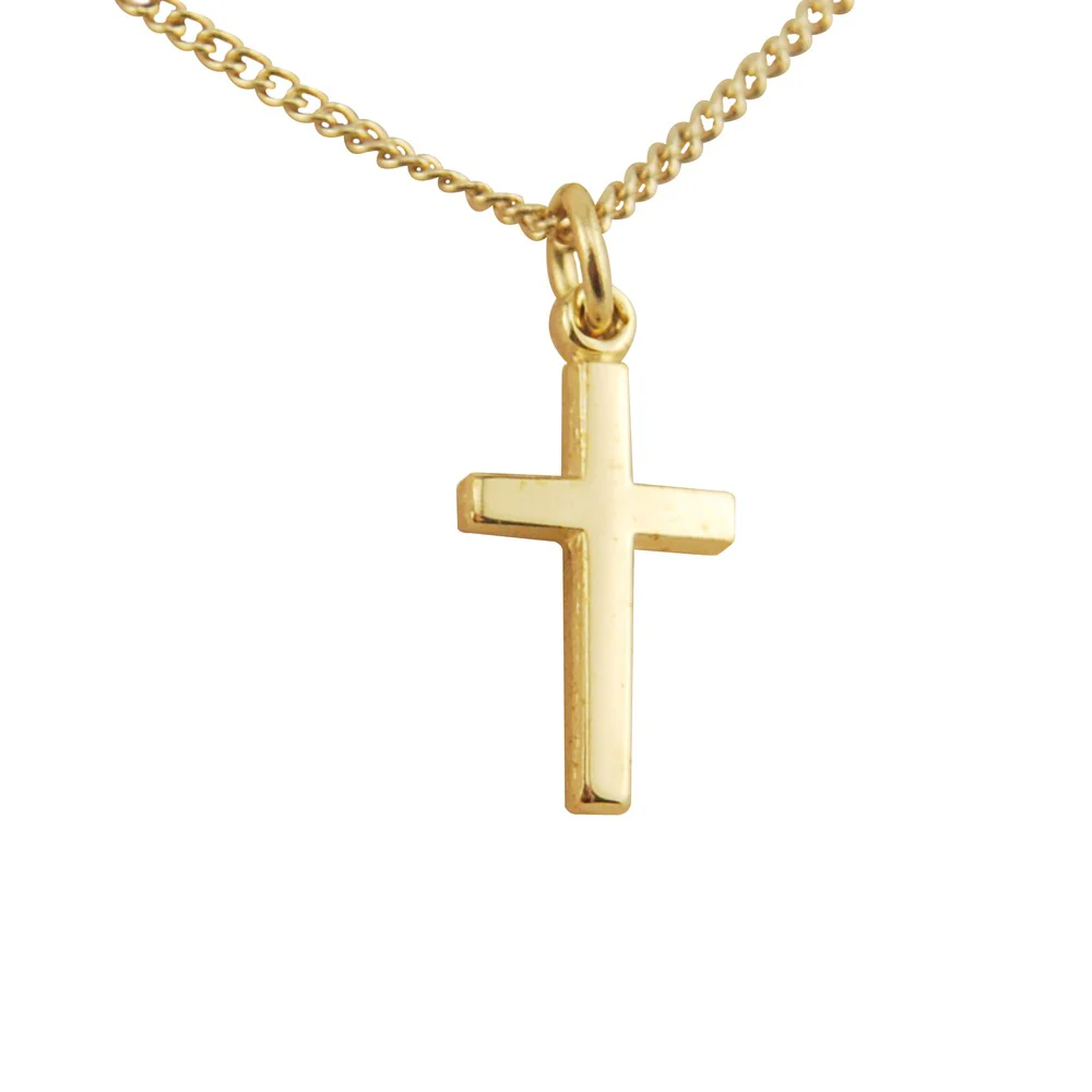 Infant's Cross - Gold/Sterling Silver with 13 inch chain - Image 2