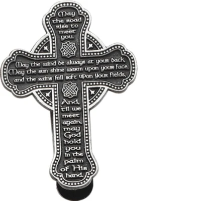 Irish Blessing Cross Visor Clip