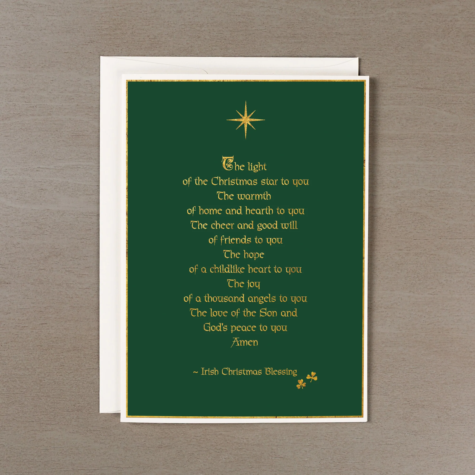 Irish Blessing for Christmas Cards - Set of 20 - Image 2