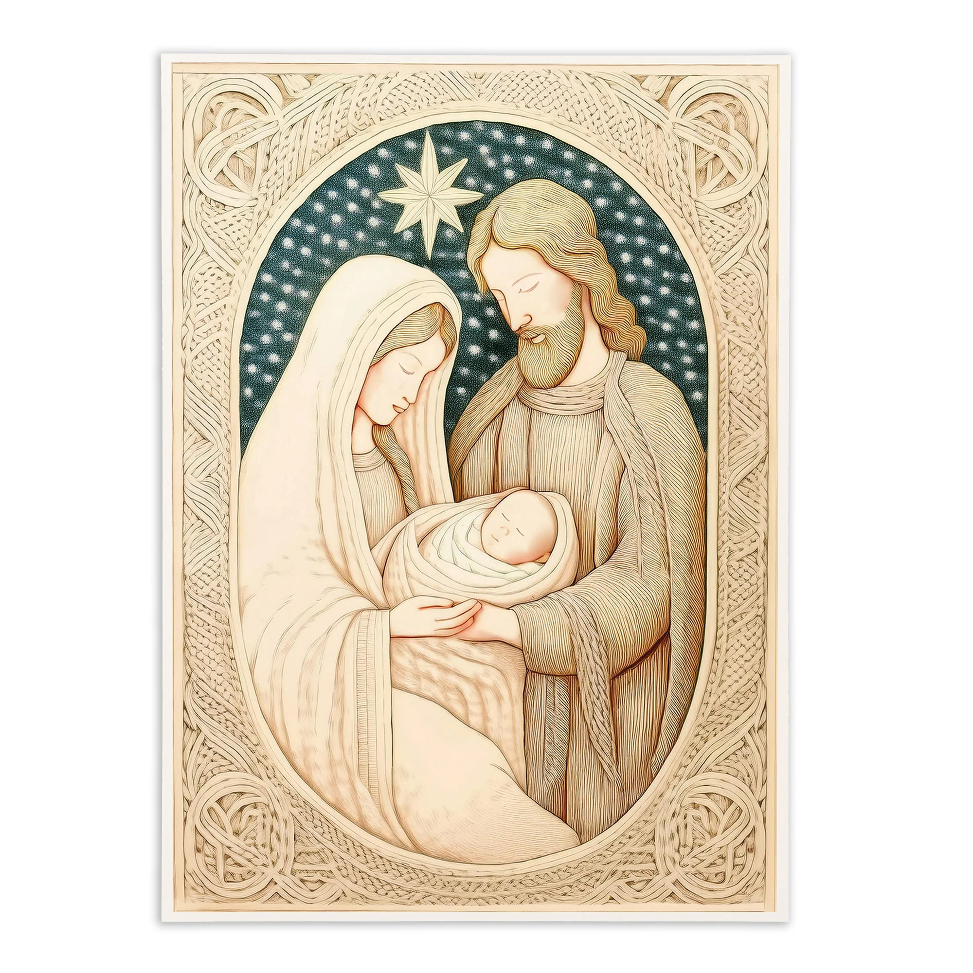 Irish Blessing Holy Family Christmas Cards - Set of 20 - Image 4