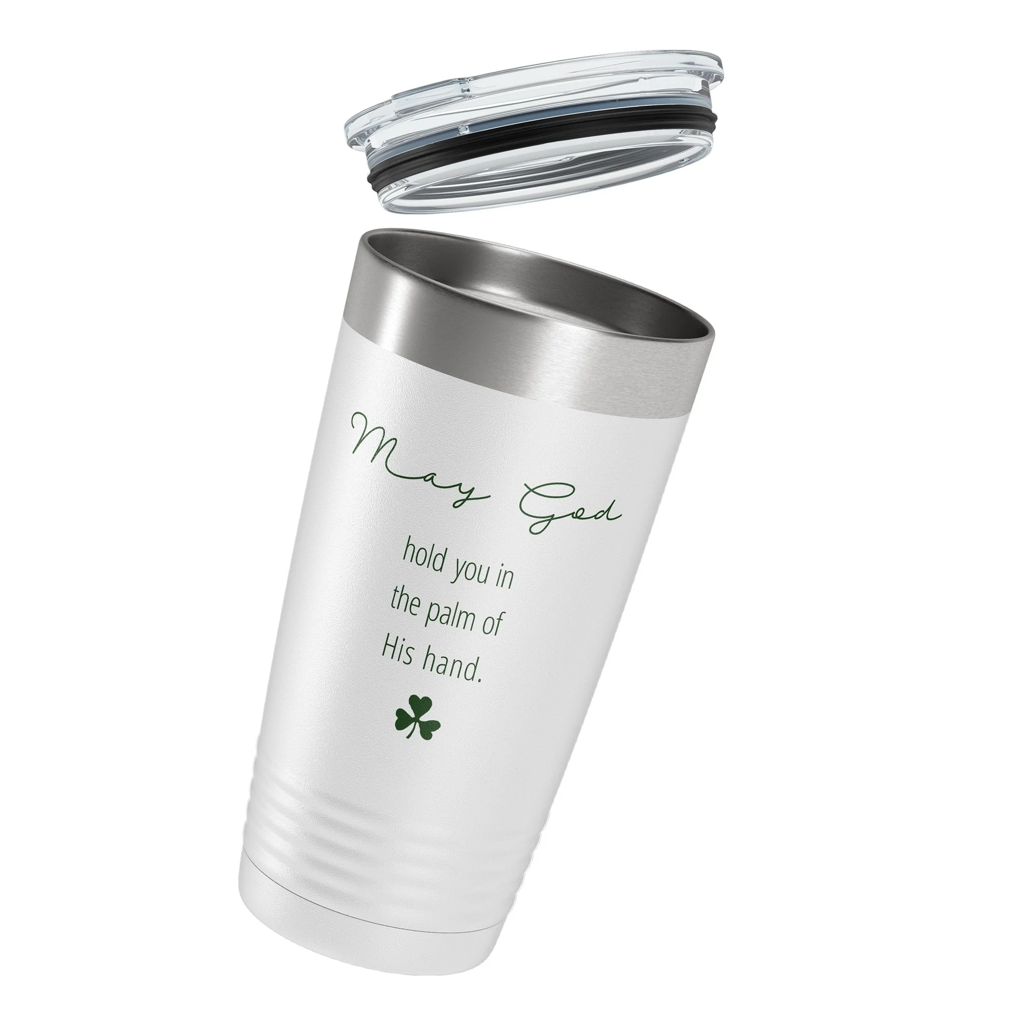 Irish Blessing Insulated White 20oz Tumbler - Image 4