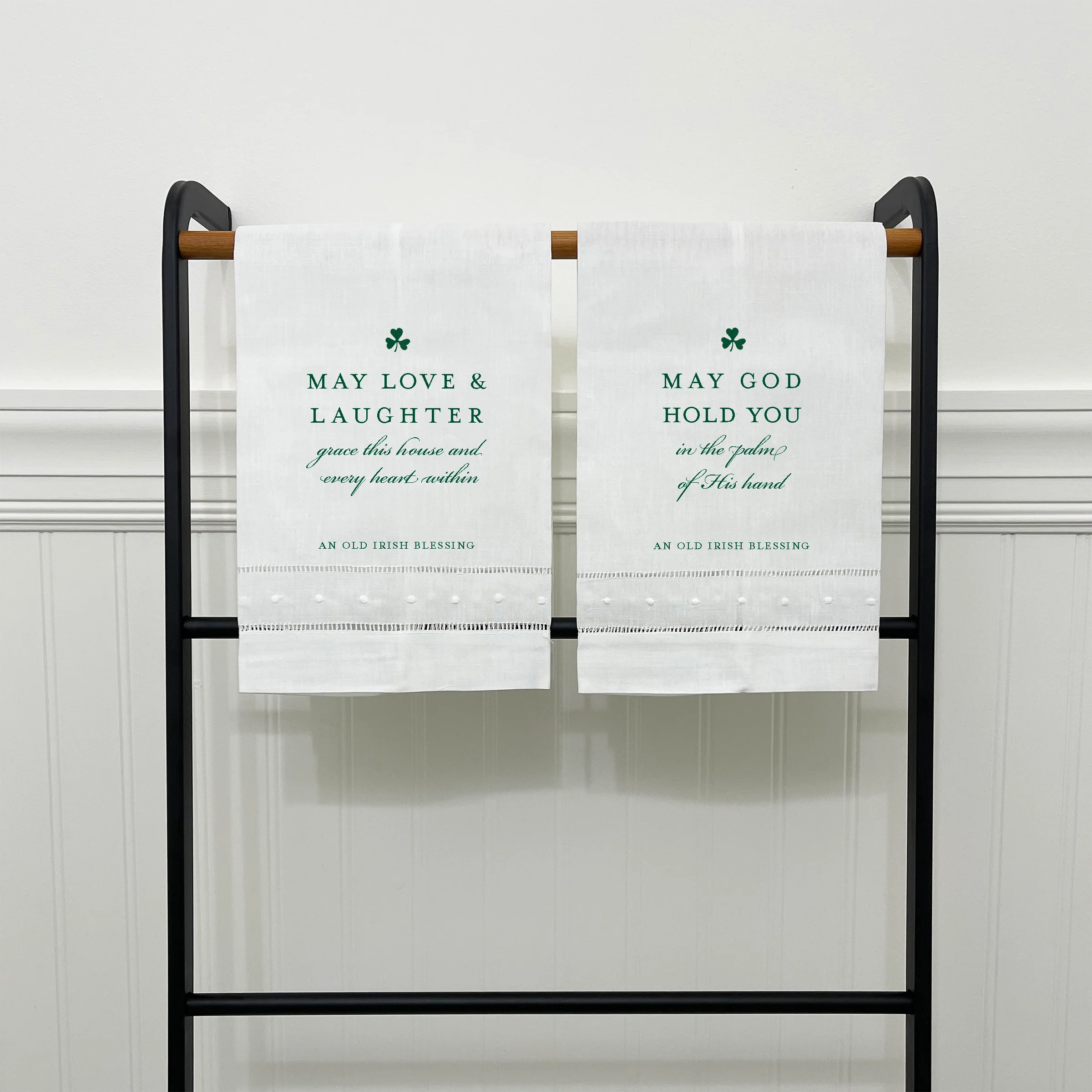 Irish Blessings Guest Towels - Set of 2