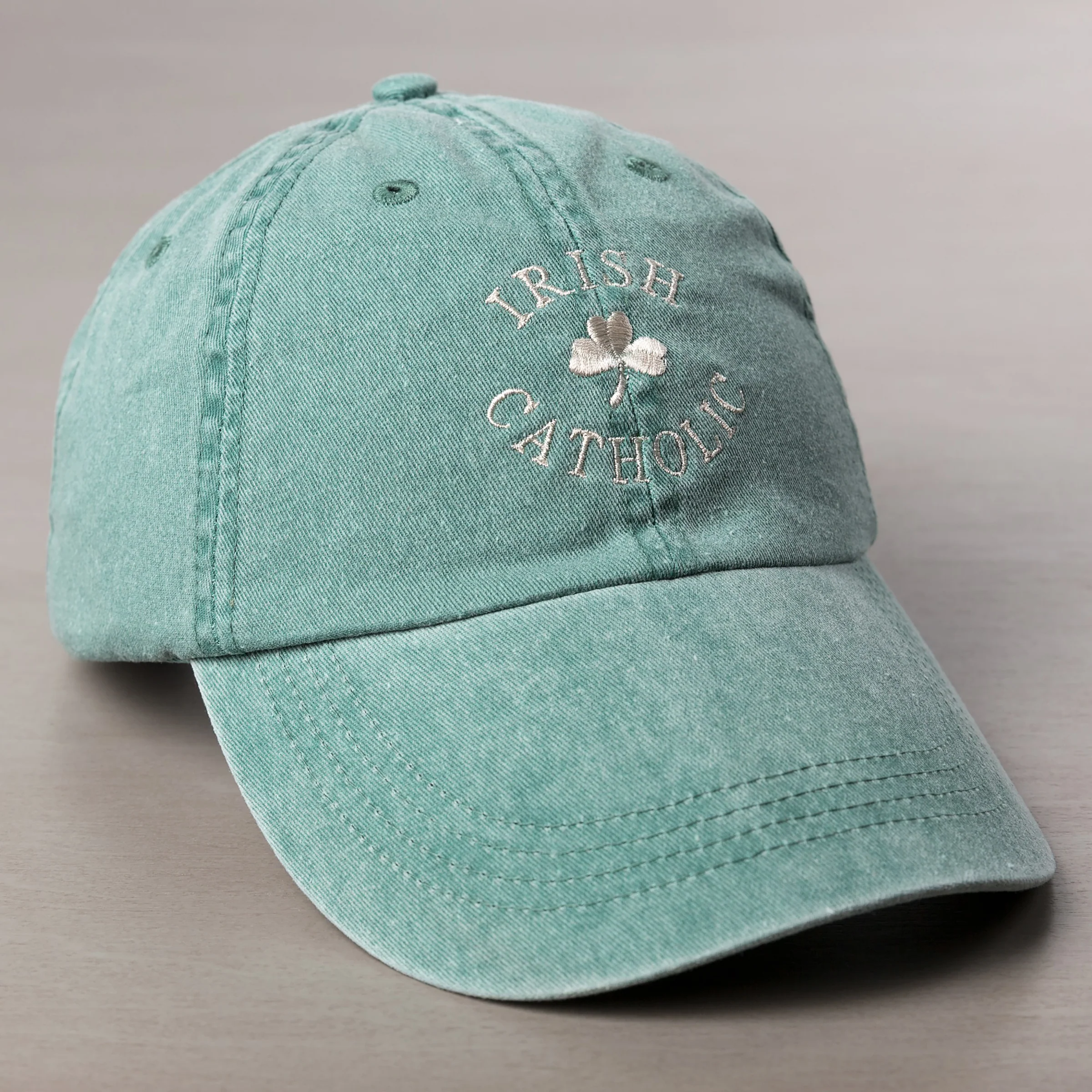 Irish Catholic Green Ball Cap