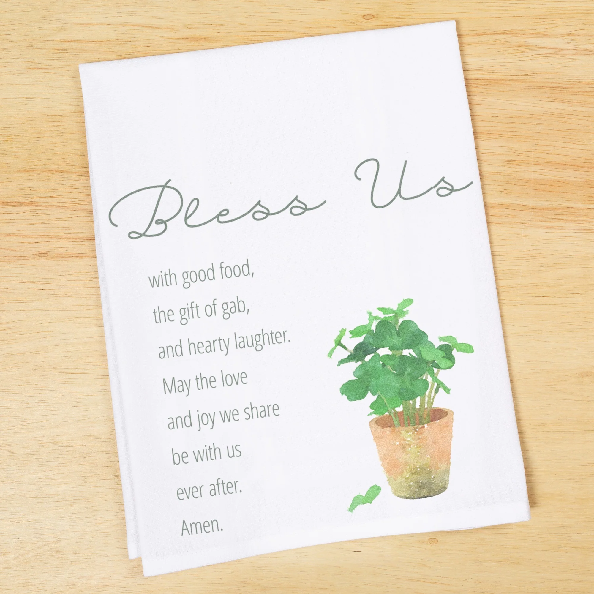 Irish Kitchen Blessing Dish Towel - Image 2