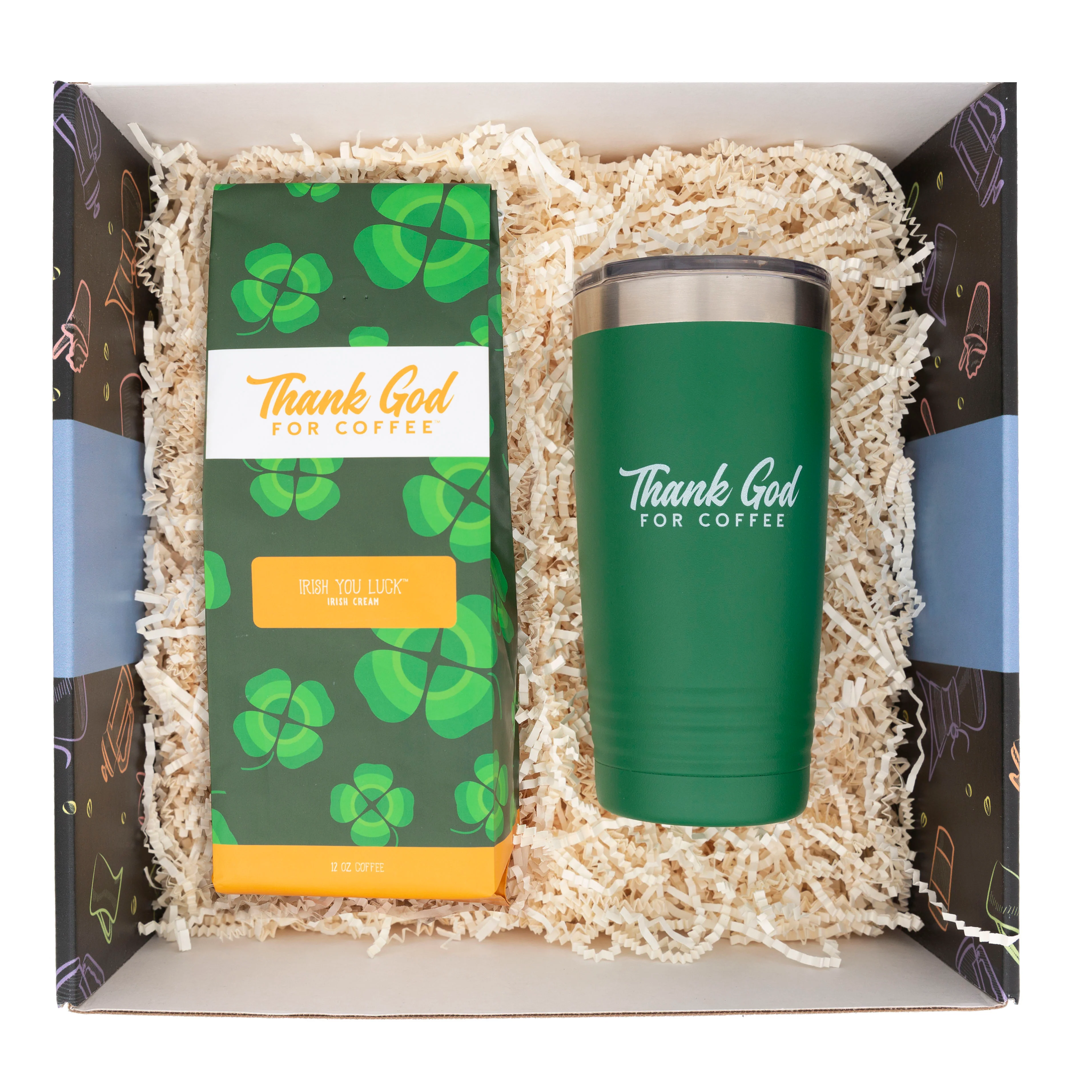 Irish You Luck Coffee and Tumbler Gift Set - Image 2