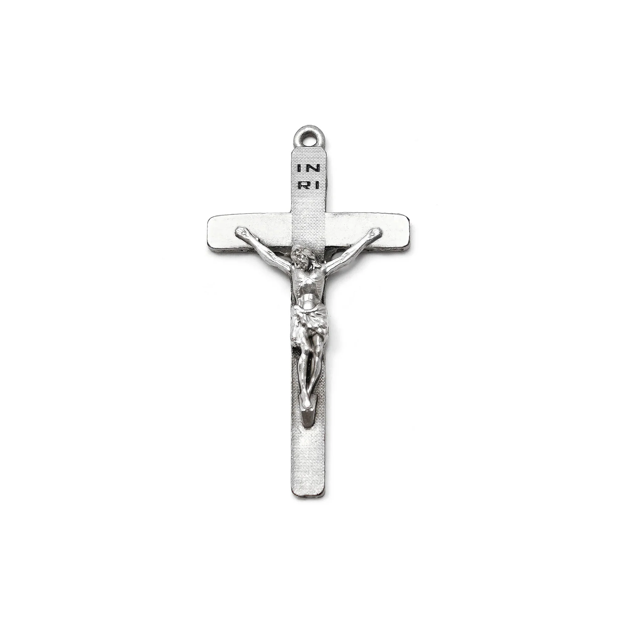 Ghirelli Antiqued Silver & Jasper St. Joseph Rosary - Image 2