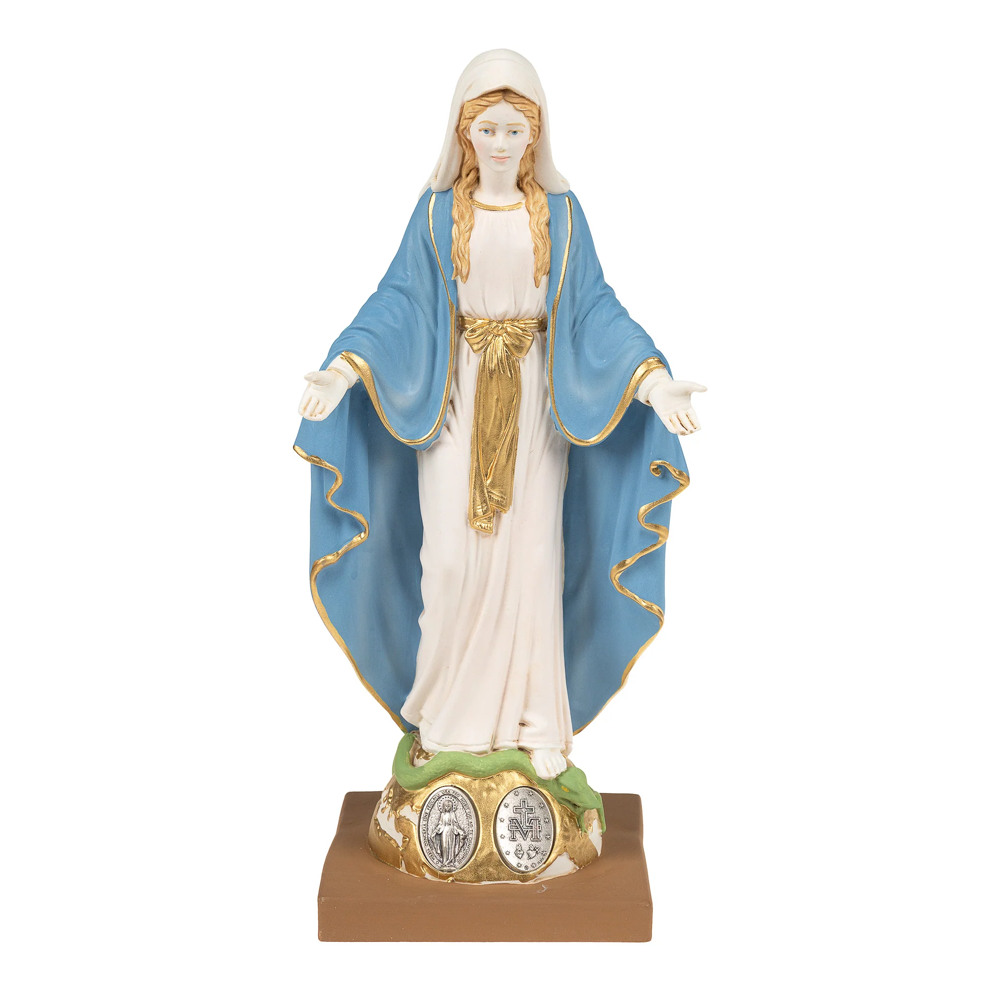 Italian Our Lady of the Miraculous Medal Statue - Multiple Sizes - Image 2