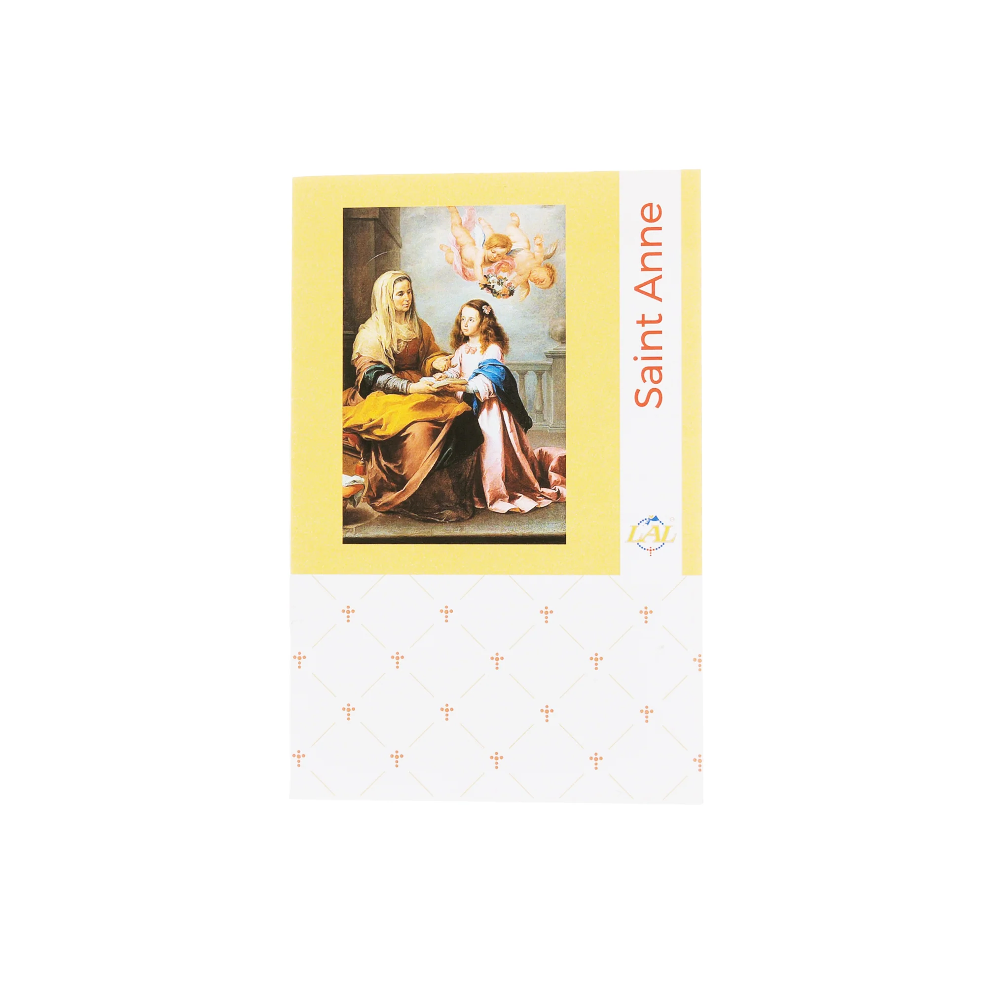 Italian Saint Anne Chaplet with Prayer Leaflet - Image 2