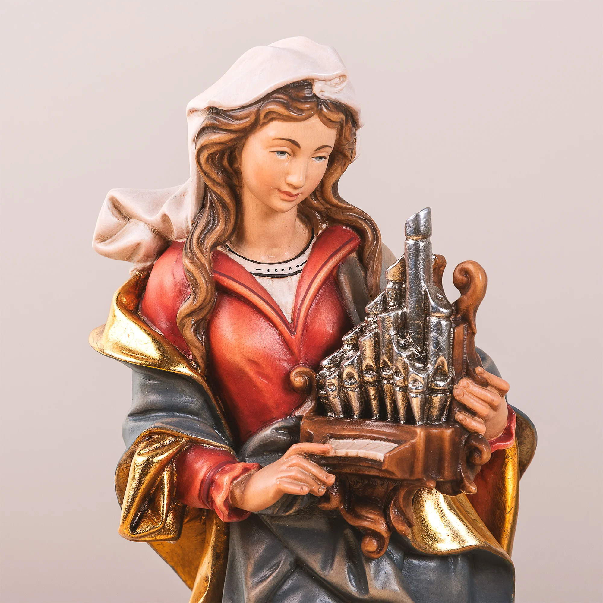 Italian St. Cecilia Statue - 15.5" - Image 2