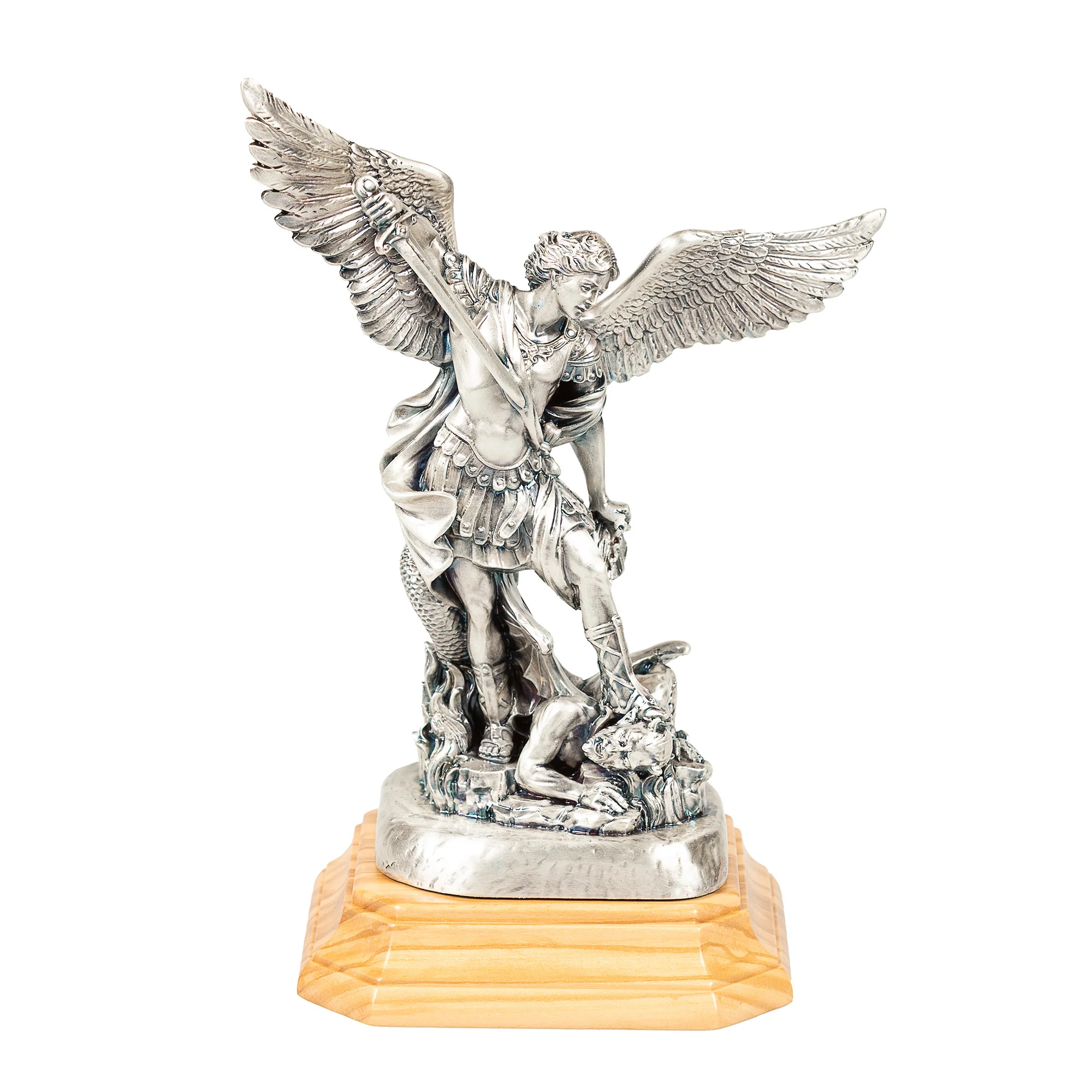 Italian St. Michael Statue - 8.85" - Image 5