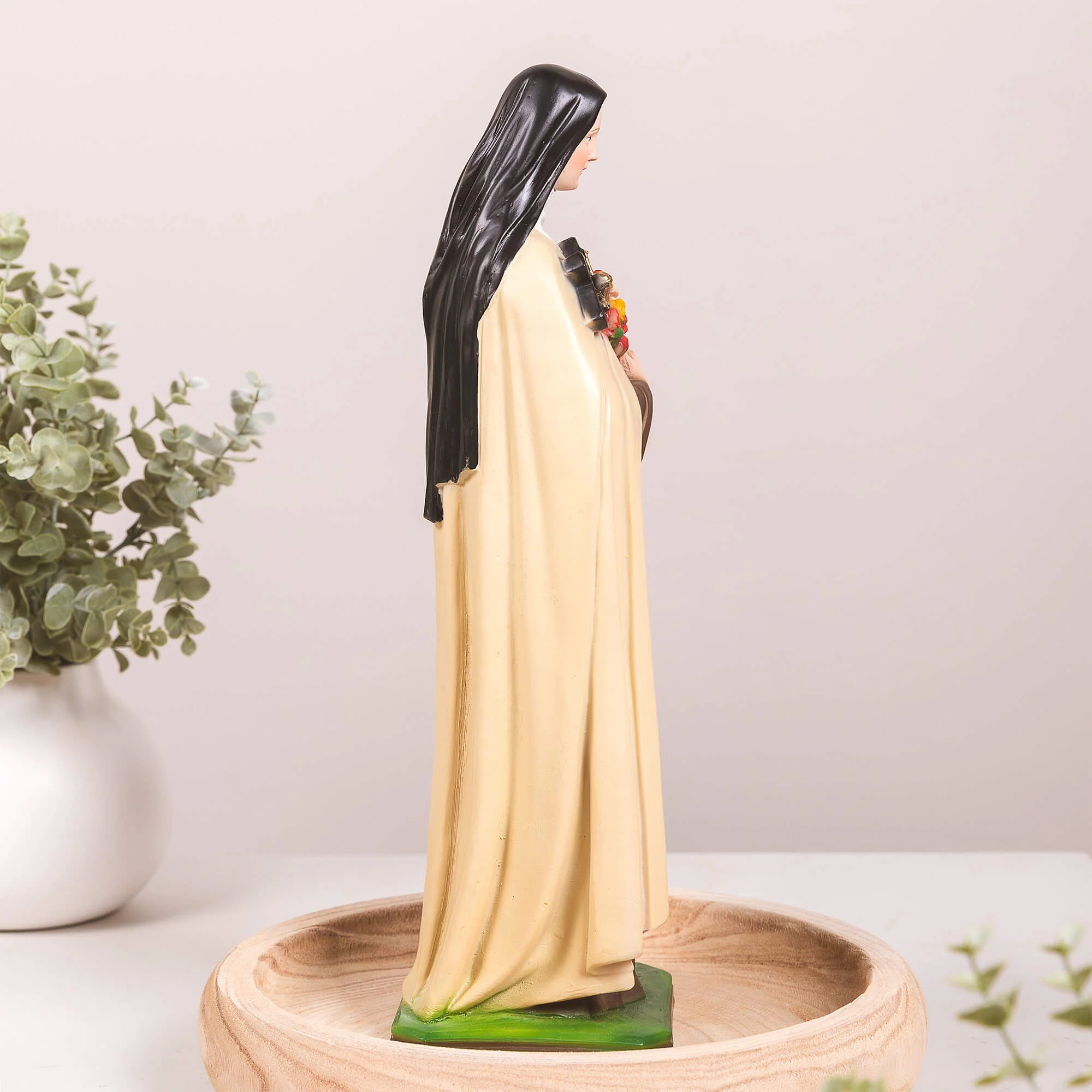 Italian St. Therese Colored Statue - 16" - Image 3