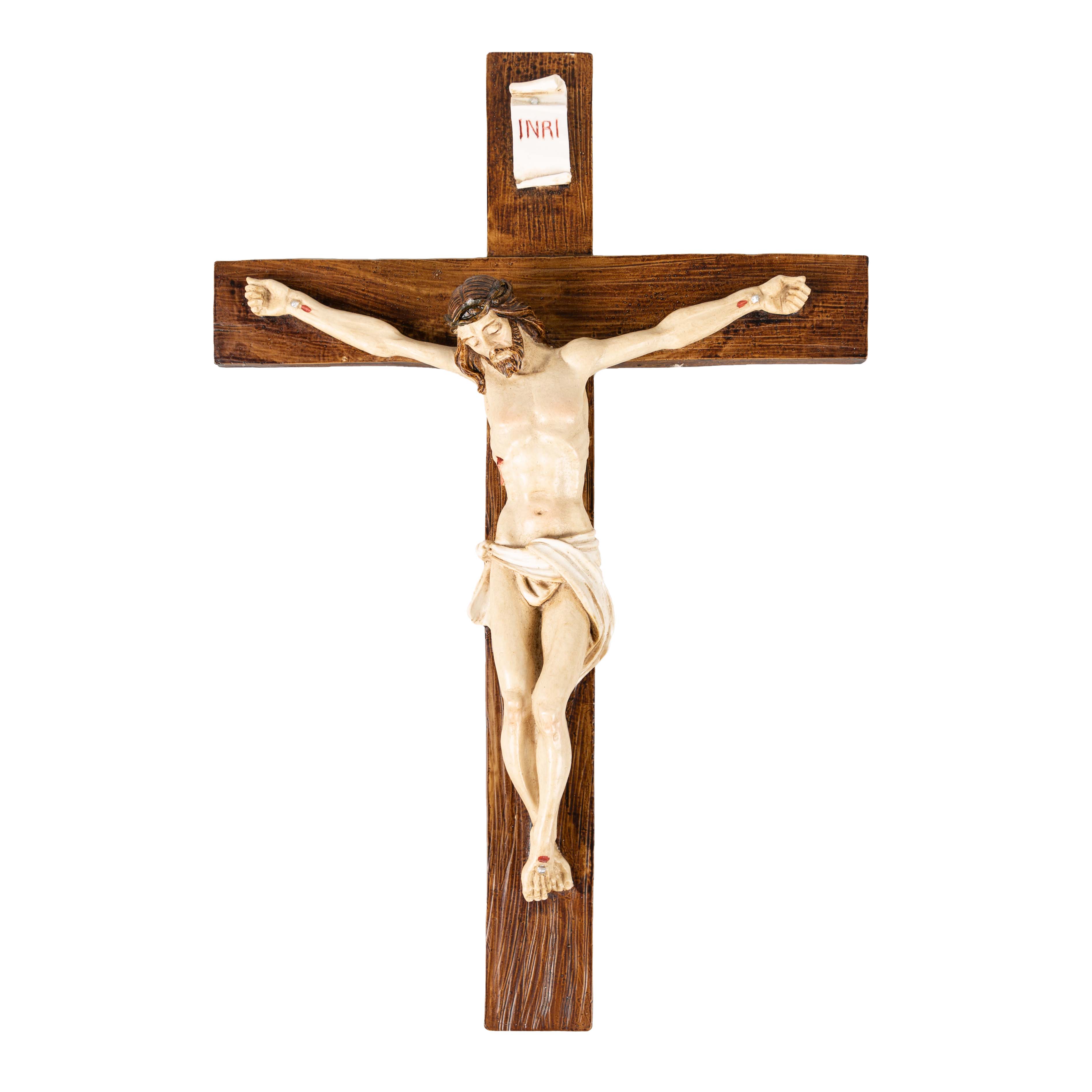 Italian Wall Crucifix - 15"