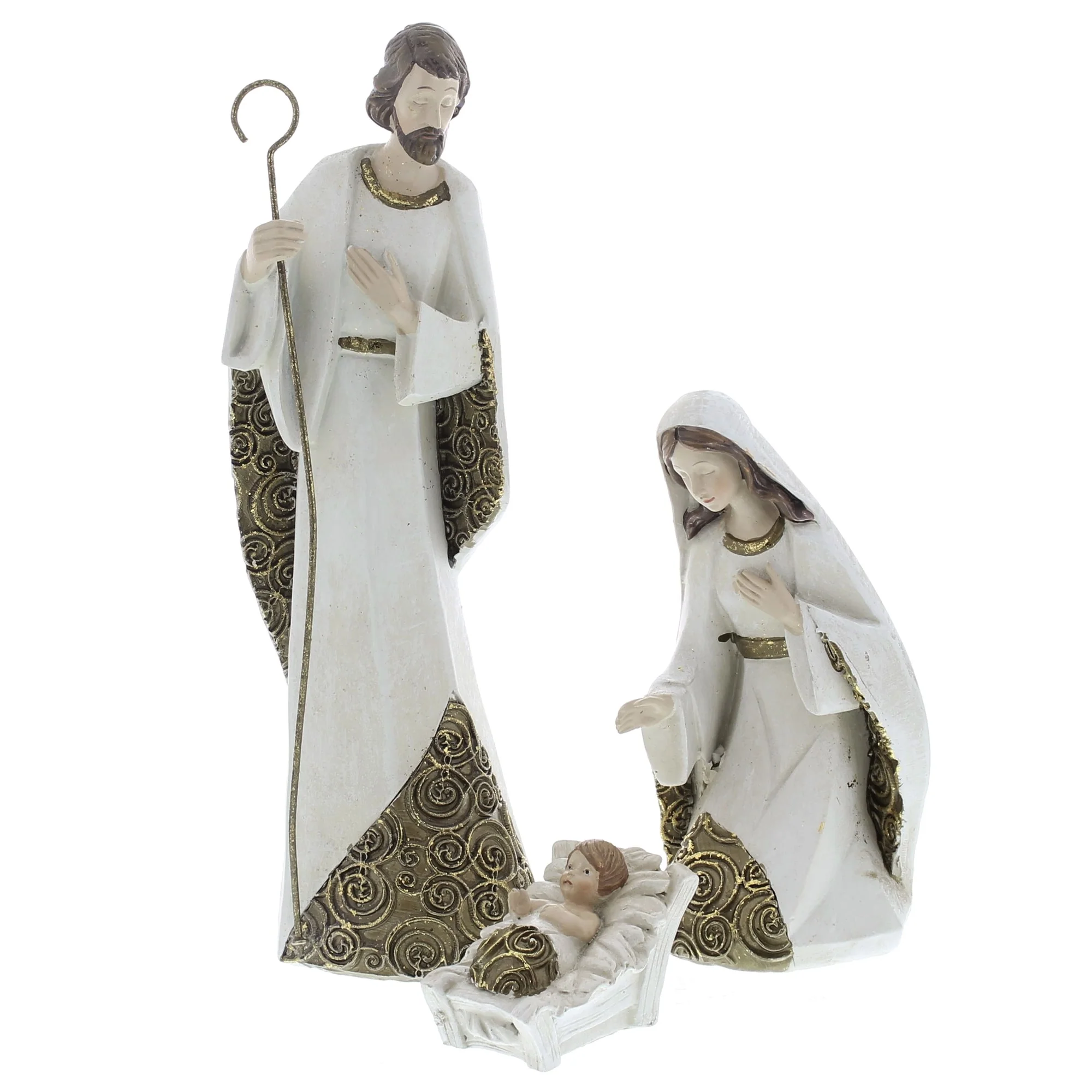 Ivory and Gold Nativity Set - Image 4