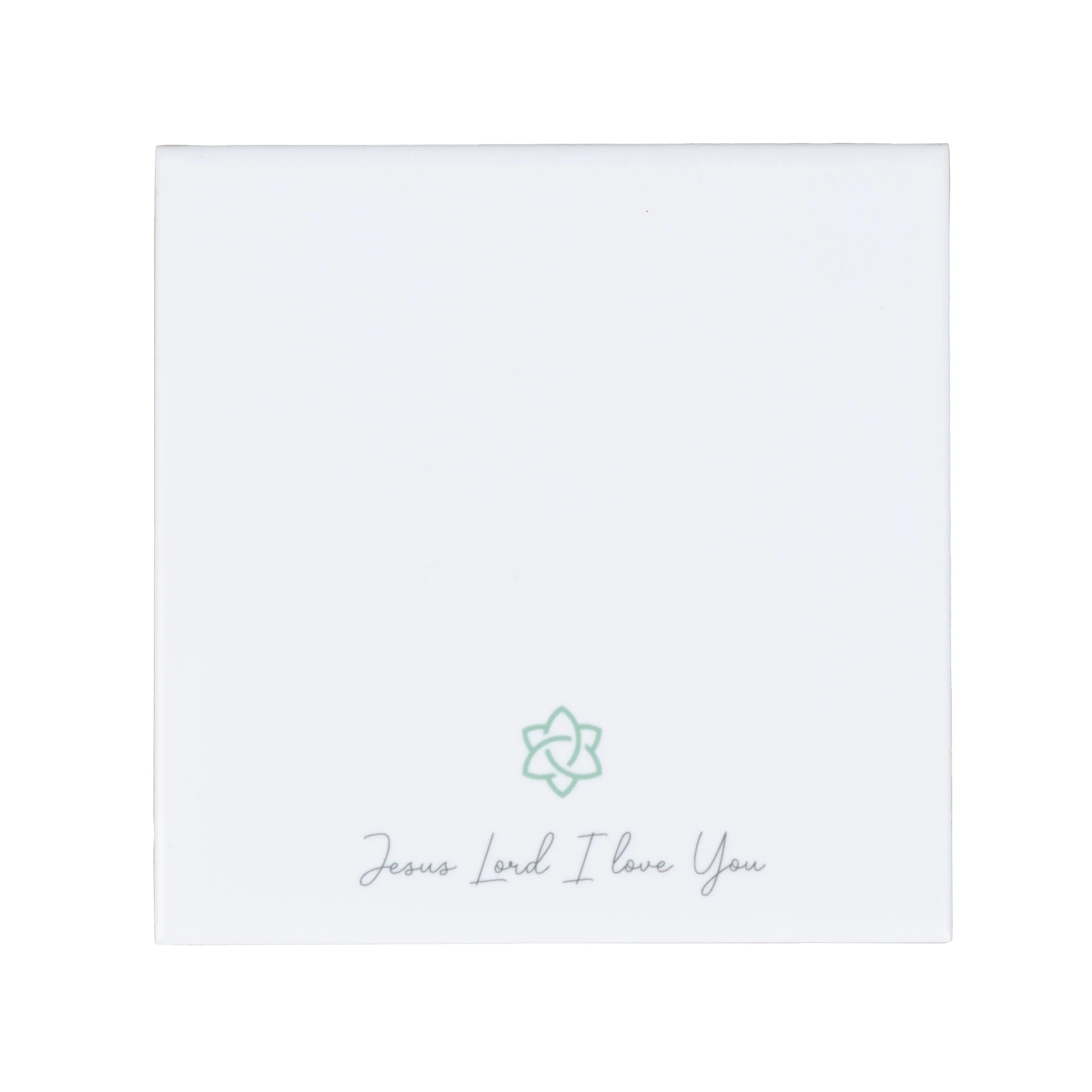J. Lily Ceramic Tile Candle Trivet - 4" x 4" - Image 2