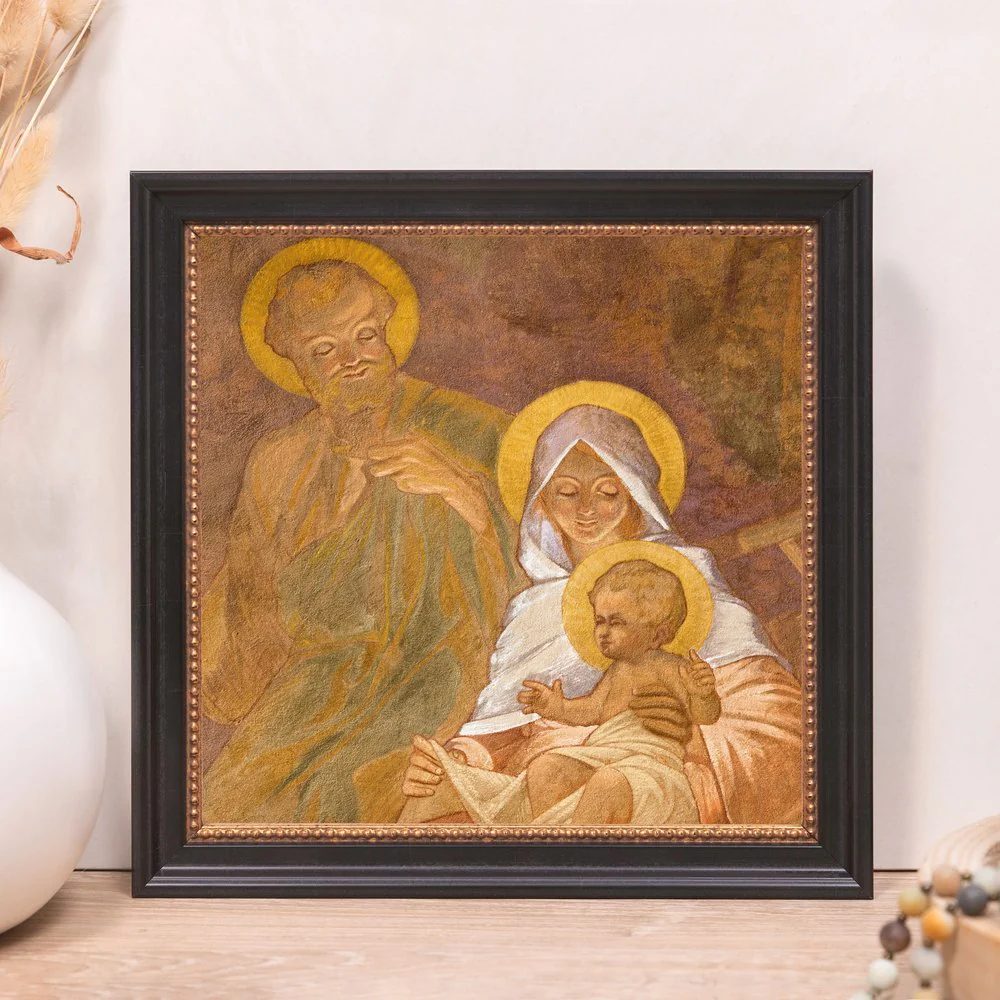 Jan Antal's The Holy Family Framed Canvas - Sacred Mini Collection - Image 6