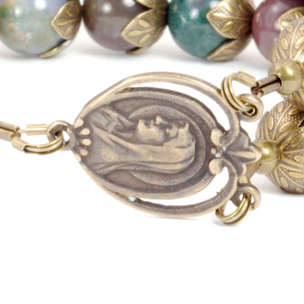 Jasper & Bronze Lourdes Bracelet - Image 4