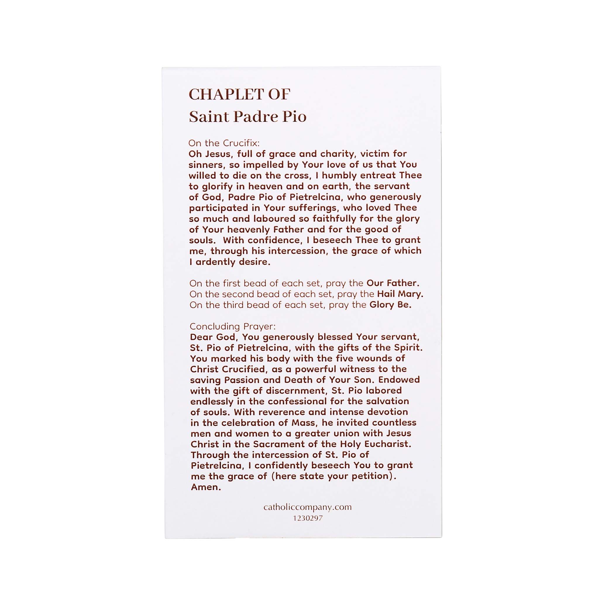 Jasper Chaplet of St. Padre Pio - Image 2