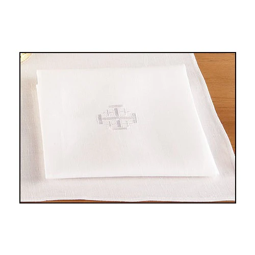 Jerusalem Cross Linen Lavabo Towels - Set of 4