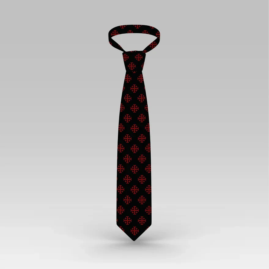 Jerusalem Cross Necktie - Image 4