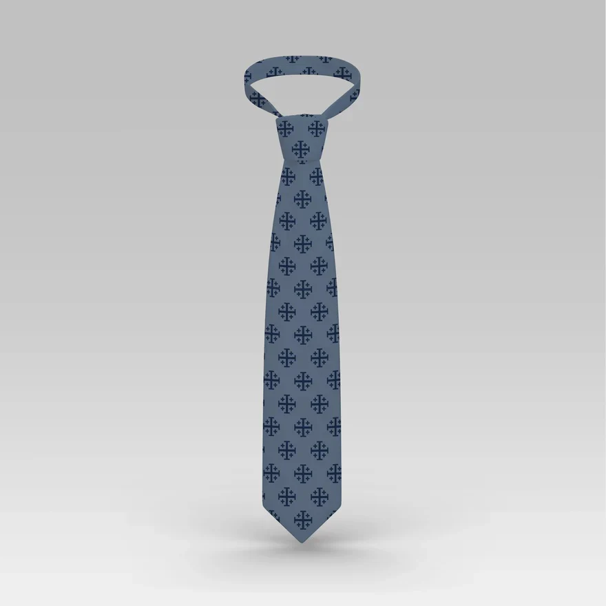 Jerusalem Cross Necktie - Image 6